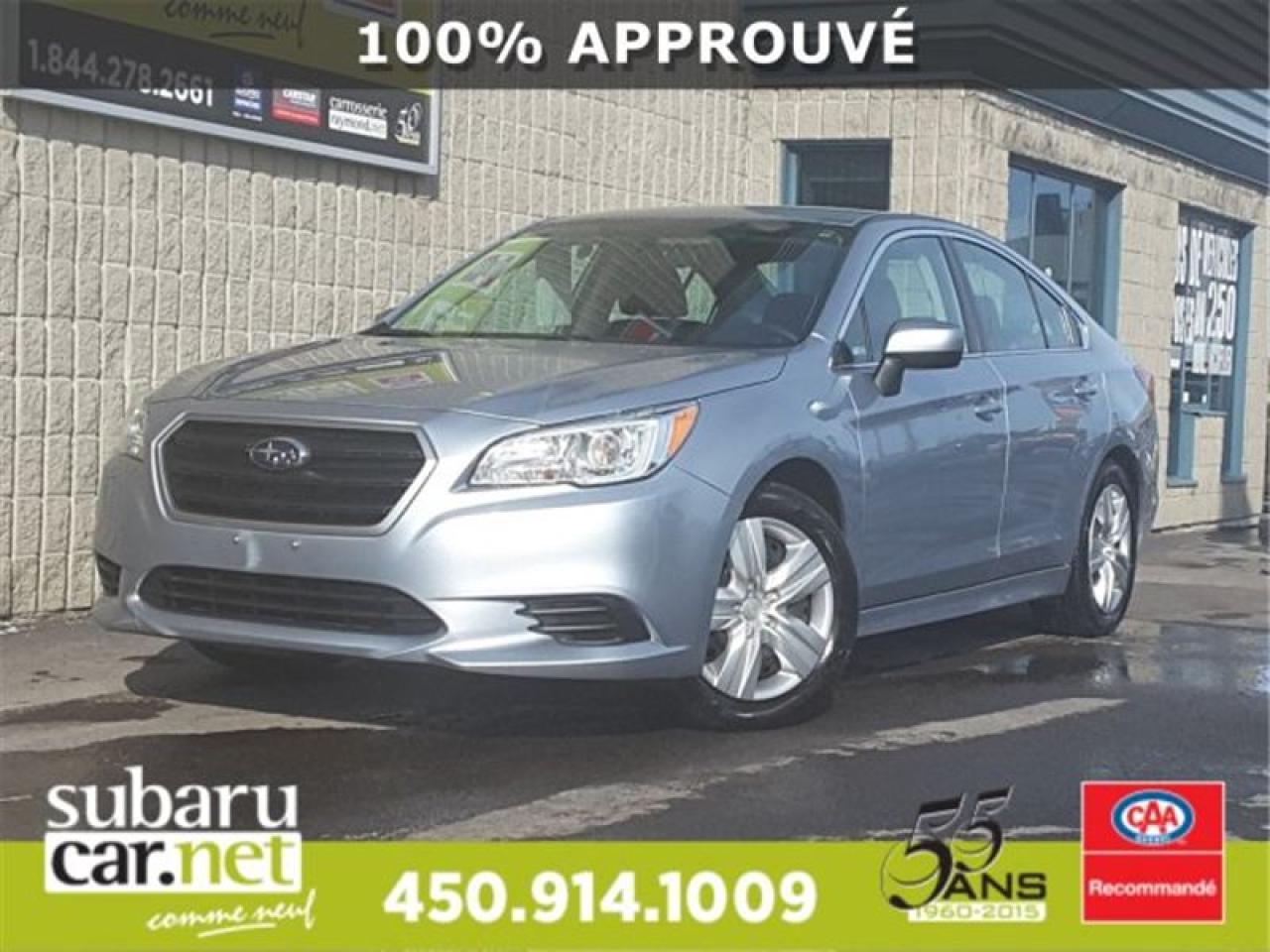 Used 2016 Subaru Legacy 2,5i for sale in Richelieu, QC