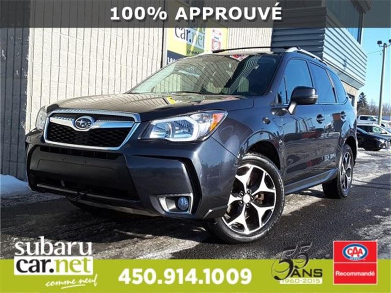 <a href=https://www.autoaubaine.com/Subaru-Forester-c7000805.html>https://www.autoaubaine.com/Subaru-Forester-c7000805.html</a>

MODELE XT, CAMERA DE RECUL, NAVIGATION, INTERIEUR CUIR, TOIT OUVRANT PANORAMIQUE, BLUETOOTH, SIEGE ELECTRIQUE, JAMAIS ACCIDENTE ... NE PAS MANQUER !!!!*SubaruCAR.net est un concessionnaire et centre de service indépendant. Nous ne sommes PAS un centre de service ou un concessionnaire Subaru autorisé et nous ne sommes dAUCUNE façon affiliés avec le groupe de Société Subaru. Le paiement proposé est pour une durée de 84 mois, au taux de 6,99%, avec un versement comptant initial de $0 ou valeur déchange équivalente nécessaire. Les frais de crédit total sont de 7516,74$, avec une obligation totale de 35862,64$. Les taxes sont incluses (sujet à lapprobation de votre crédit, certaines conditions sappliquent).Nous sommes ouverts: du lundi au jeudi de 8h à 21h; le vendredi et samedi de 9h à 17h. Demandez-nous de lhistorique du rapport Carproof. SubaruCAR.net est un concessionnaire automobile spécialisé dans la vente et lentretien de Subaru doccasion. Tous nos frais dinspection et de reconditionnement des véhicules sont inclus dans notre prix. Aucun frais caché. Nos algorithmes vous permettent davoir le meilleur rapport qualité-prix. Plus de 100 véhicules en inventaire. La plupart de nos véhicules sont certifiés et prêts pour la livraison. Nous livrons partout au pays. Venez voir le véhicule sur notre site internet pour plus de détail: https://subarucar.net. Demandez-nous une évaluation de votre échange nous sommes à la recherche de véhicule pour notre inventaire. Téléphonez pour un financement facile, sans tracas, 1re, 2e et 3e chance au crédit. Aucun cas refusé, financement maison, taux avantageux, livraison rapide. Nous avons plusieurs programmes de garantis pour sajuster à vos besoins. We can serve you in English if you want. Léquipement peut varier, voire en concession. Faites affaire avec une entreprise familiale de deuxième génération qui existe depuis 1960. Un Subaru, ça sachète chez un spécialiste. Nous sommes garage recommandé par CAA Québec depuis 1994. Nous sommes situés à 30 minutes de Montréal sur la rive sud. Contactez-nous au SubaruCAR.net, 300 boul. Richelieu, route 112, Richelieu, Vente@SubaruCAR.net, SMS MMS texto 514.703.7822, Téléphone 1.450.914.1009.