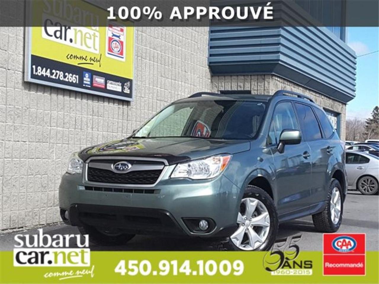 <a href=https://www.autoaubaine.com/Subaru-Forester-c7026288.html>https://www.autoaubaine.com/Subaru-Forester-c7026288.html</a>

BLUETOOTH, CAMÉRA DE RECUL, SIÈGE CHAUFFANT, RÉGULATEUR DE VITESSE, COMMODITÉ, À NE PAS MANQUER !!*SubaruCAR.net est un concessionnaire et centre de service indépendant. Nous ne sommes PAS un centre de service ou un concessionnaire Subaru autorisé et nous ne sommes dAUCUNE façon affiliés avec le groupe de Société Subaru. Le paiement proposé est pour une durée de 84 mois, au taux de 6,99%, avec un versement comptant initial de $0 ou valeur déchange équivalente nécessaire. Les frais de crédit total sont de 5436,78$, avec une obligation totale de 25939,09$. Les taxes sont incluses (sujet à lapprobation de votre crédit, certaines conditions sappliquent).Nous sommes ouverts: du lundi au jeudi de 8h à 21h; le vendredi et samedi de 9h à 17h. Demandez-nous de lhistorique du rapport Carproof. SubaruCAR.net est un concessionnaire automobile spécialisé dans la vente et lentretien de Subaru doccasion. Tous nos frais dinspection et de reconditionnement des véhicules sont inclus dans notre prix. Aucun frais caché. Nos algorithmes vous permettent davoir le meilleur rapport qualité-prix. Plus de 100 véhicules en inventaire. La plupart de nos véhicules sont certifiés et prêts pour la livraison. Nous livrons partout au pays. Venez voir le véhicule sur notre site internet pour plus de détail: https://subarucar.net. Demandez-nous une évaluation de votre échange nous sommes à la recherche de véhicule pour notre inventaire. Téléphonez pour un financement facile, sans tracas, 1re, 2e et 3e chance au crédit. Aucun cas refusé, financement maison, taux avantageux, livraison rapide. Nous avons plusieurs programmes de garantis pour sajuster à vos besoins. We can serve you in English if you want. Léquipement peut varier, voire en concession. Faites affaire avec une entreprise familiale de deuxième génération qui existe depuis 1960. Un Subaru, ça sachète chez un spécialiste. Nous sommes garage recommandé par CAA Québec depuis 1994. Nous sommes situés à 30 minutes de Montréal sur la rive sud. Contactez-nous au SubaruCAR.net, 300 boul. Richelieu, route 112, Richelieu, Vente@SubaruCAR.net, SMS MMS texto 514.703.7822, Téléphone 1.450.914.1009.
