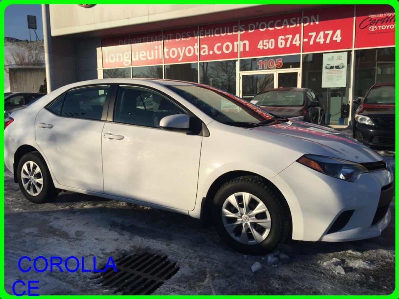 Used 2014 Toyota Corolla CE for sale in Longueuil, QC