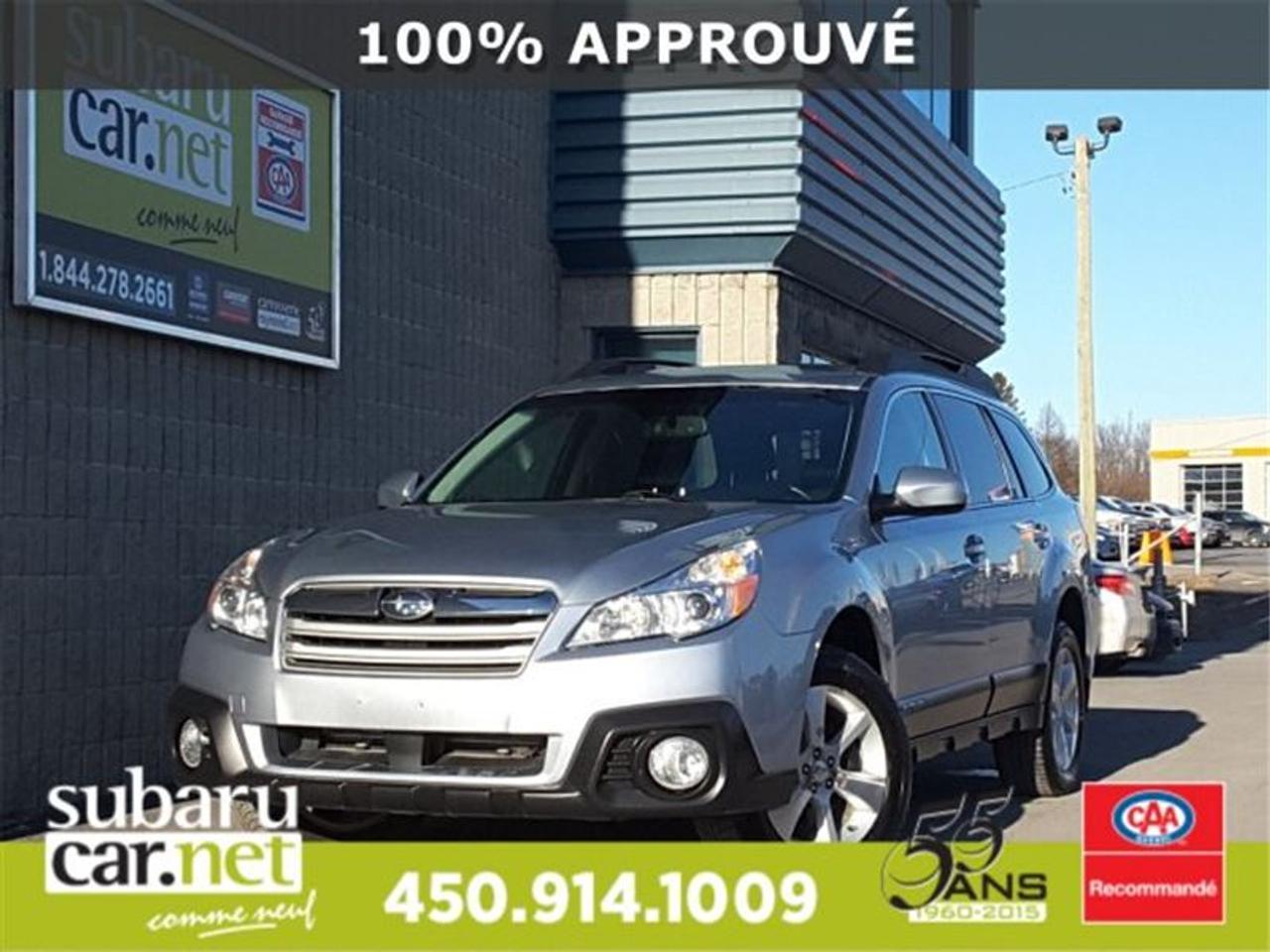 <a href=https://www.autoaubaine.com/Subaru-Outback-c7026286.html>https://www.autoaubaine.com/Subaru-Outback-c7026286.html</a>

NAVIGATION, CAMÉRA DE RECUL, CUIR, BLUETOOTH, SIÈGE CHAUFFANT, RÉGULATEUR DE VITESSE, À NE PAS MANQUER!!*SubaruCAR.net est un concessionnaire et centre de service indépendant. Nous ne sommes PAS un centre de service ou un concessionnaire Subaru autorisé et nous ne sommes dAUCUNE façon affiliés avec le groupe de Société Subaru. Le paiement proposé est pour une durée de 72 mois, au taux de 6,99%, avec un versement comptant initial de $0 ou valeur déchange équivalente nécessaire. Les frais de crédit total sont de 4418,52$, avec une obligation totale de 24058,52$. Les taxes sont incluses (sujet à lapprobation de votre crédit, certaines conditions sappliquent).Nous sommes ouverts: du lundi au jeudi de 8h à 21h; le vendredi et samedi de 9h à 17h. Demandez-nous de lhistorique du rapport Carproof. SubaruCAR.net est un concessionnaire automobile spécialisé dans la vente et lentretien de Subaru doccasion. Tous nos frais dinspection et de reconditionnement des véhicules sont inclus dans notre prix. Aucun frais caché. Nos algorithmes vous permettent davoir le meilleur rapport qualité-prix. Plus de 100 véhicules en inventaire. La plupart de nos véhicules sont certifiés et prêts pour la livraison. Nous livrons partout au pays. Venez voir le véhicule sur notre site internet pour plus de détail: https://subarucar.net. Demandez-nous une évaluation de votre échange nous sommes à la recherche de véhicule pour notre inventaire. Téléphonez pour un financement facile, sans tracas, 1re, 2e et 3e chance au crédit. Aucun cas refusé, financement maison, taux avantageux, livraison rapide. Nous avons plusieurs programmes de garantis pour sajuster à vos besoins. We can serve you in English if you want. Léquipement peut varier, voire en concession. Faites affaire avec une entreprise familiale de deuxième génération qui existe depuis 1960. Un Subaru, ça sachète chez un spécialiste. Nous sommes garage recommandé par CAA Québec depuis 1994. Nous sommes situés à 30 minutes de Montréal sur la rive sud. Contactez-nous au SubaruCAR.net, 300 boul. Richelieu, route 112, Richelieu, Vente@SubaruCAR.net, SMS MMS texto 514.703.7822, Téléphone 1.450.914.1009.