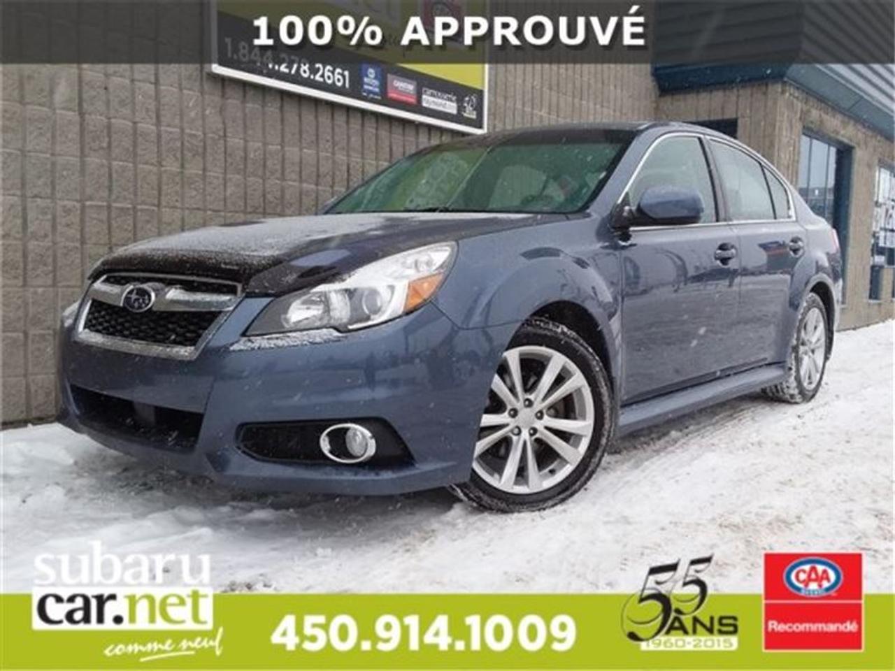 <a href=https://www.autoaubaine.com/Subaru-Legacy-c6972162.html>https://www.autoaubaine.com/Subaru-Legacy-c6972162.html</a>

5 passagers, climatisation, Bluetooth, miroirs chauffants, intérieur tissus, régulateur de vitesse, port USB, vitres électriques, jamais accident ... à voir!!!*SubaruCAR.net est un concessionnaire et centre de service indépendant. Nous ne sommes PAS un centre de service ou un concessionnaire Subaru autorisé et nous ne sommes dAUCUNE façon affiliés avec le groupe de Société Subaru. Le paiement proposé est pour une durée de 72 mois, au taux de 6,99%, avec un versement comptant initial de $0 ou valeur déchange équivalente nécessaire. Les frais de crédit total sont de 3320,48$, avec une obligation totale de 18079,8$. Les taxes sont incluses (sujet à lapprobation de votre crédit, certaines conditions sappliquent).Nous sommes ouverts: du lundi au jeudi de 8h à 21h; le vendredi et samedi de 9h à 17h. Demandez-nous de lhistorique du rapport Carproof. SubaruCAR.net est un concessionnaire automobile spécialisé dans la vente et lentretien de Subaru doccasion. Tous nos frais dinspection et de reconditionnement des véhicules sont inclus dans notre prix. Aucun frais caché. Nos algorithmes vous permettent davoir le meilleur rapport qualité-prix. Plus de 100 véhicules en inventaire. La plupart de nos véhicules sont certifiés et prêts pour la livraison. Nous livrons partout au pays. Venez voir le véhicule sur notre site internet pour plus de détail: https://subarucar.net. Demandez-nous une évaluation de votre échange nous sommes à la recherche de véhicule pour notre inventaire. Téléphonez pour un financement facile, sans tracas, 1re, 2e et 3e chance au crédit. Aucun cas refusé, financement maison, taux avantageux, livraison rapide. Nous avons plusieurs programmes de garantis pour sajuster à vos besoins. We can serve you in English if you want. Léquipement peut varier, voire en concession. Faites affaire avec une entreprise familiale de deuxième génération qui existe depuis 1960. Un Subaru, ça sachète chez un spécialiste. Nous sommes garage recommandé par CAA Québec depuis 1994. Nous sommes situés à 30 minutes de Montréal sur la rive sud. Contactez-nous au SubaruCAR.net, 300 boul. Richelieu, route 112, Richelieu, Vente@SubaruCAR.net, SMS MMS texto 514.703.7822, Téléphone 1.450.914.1009.