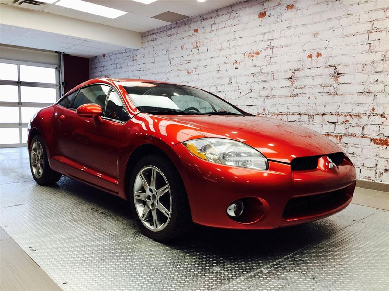 <a href=https://www.2riveschrysler.com/occasion/Mitsubishi-Eclipse-2008.html>https://www.2riveschrysler.com/occasion/Mitsubishi-Eclipse-2008.html</a>

***MITSUBISHI ECLIPSE GT 2008** WOW! LOOK ET PERFORMANCE! V6, ÉCONOMIQUE! TRÈS PROPRE, SUR MAGS, CUIR, TOIT OUVRANT, CLIMATISATION, ALLURE SPORT ET PLUS ENCORE! À VOIR!        POUR PRENDRE RENDEZ-VOUS POUR UN ESSAI ROUTIER OU POUR OBTENIR PLUS DE DÉTAILS, VOUS POUVEZ COMMUNIQUER SANS FRAIS AU : 1-877-356-0744 ET VIA TEXTO OU CELLULAIRE AVEC SAMUEL AU 1450-780-2709 OU PHILIPPE AU 1450-517-0857 EN TOUT TEMPS, LES SOIRS ET MÊME LE WEEK-END!        TOUJOURS PARMIS LES MOINS CHERS AU CANADA!        Deux Rives Occasion est situé à moins de 45 minutes de Montréal, 30 minutes de Drummondville, St-Hyacinthe, Beloeil!        Votre nouveau véhicule vous sera vendu avec une certification CarProof et une inspection complète.        Rabais de 500$ déjà appliqué sur le prix avec un financement à taux régulier.        Nos reprenons vos véhicules en échange peu importe létat!        Financement disponible sur place; 1ère, 2è et 3è chance au crédit.        Contactez-nous pour prendre rendez-vous et pour faire un essai routier.        À moins de 45 minutes de Montréal, 30 minutes de Drummondville, St-Hyacinthe, Beloeil!        UNE ENTREPRISE FAMILIALE ; EN AFFAIRES DEPUIS PLUS DE 100 ANS        -----------------------------------------------------------------------------------------------------------------------------------        TO GET AN APPOINTMENT FOR A ROAD TEST OR TO HAVE MORE DETAILS, YOU MAY CALL AT: 1-877-356-0744 OR VIA TEXTO OR CELLULAR WITH SAMUEL AU 1450-780-2709 OR PHILIPPE AU 1450-517-0857 AT ALL TIMES, EVENINGS AND EVEN THE WEEKEND!         ALWAYS THE BEST DEAL IN CANADA!         Deux Rives Occasion is located less than 45 minutes from Montreal, 30 minutes from Drummondville, St-Hyacinthe, Beloeil!         Your new vehicle will be sold with a CarProof certification and a full inspection.         $ 500 rebate already applied on price with regular rate financing.         We take back your vehicles in exchange regardless of the condition!         Financing available; 1st, 2nd and 3rd chance to credit.         Contact us for an appointment and a test drive.         A FAMILY BUSINESS ; IN BUSINESS FOR OVER 100 YEARS