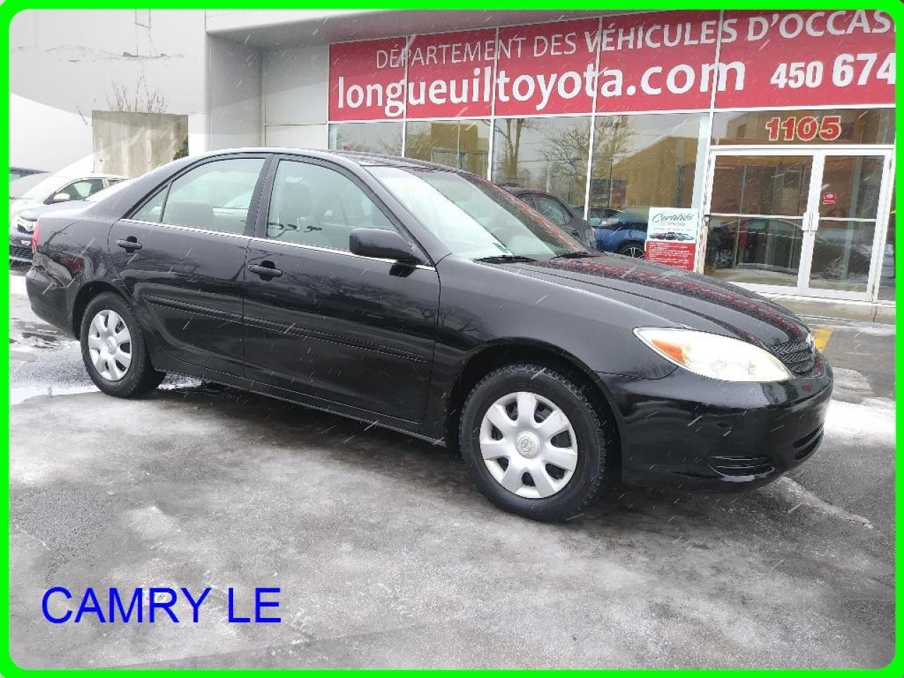 Used 2002 Toyota Camry LE for sale in Longueuil, QC