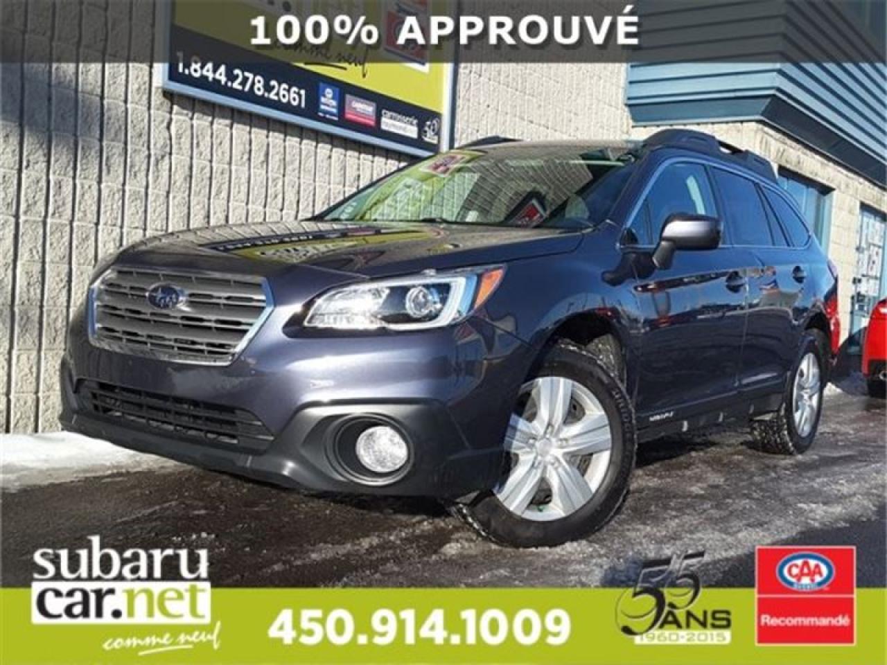 Used 2015 Subaru Outback 2,5i for sale in Richelieu, QC