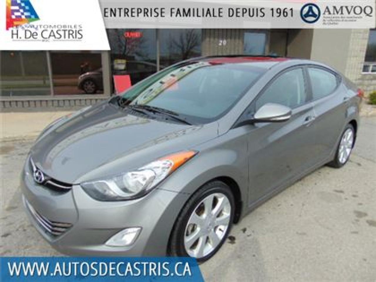 Used 2013 Hyundai Elantra Ltd Cuir, T.ouvrant for sale in Châteauguay, QC