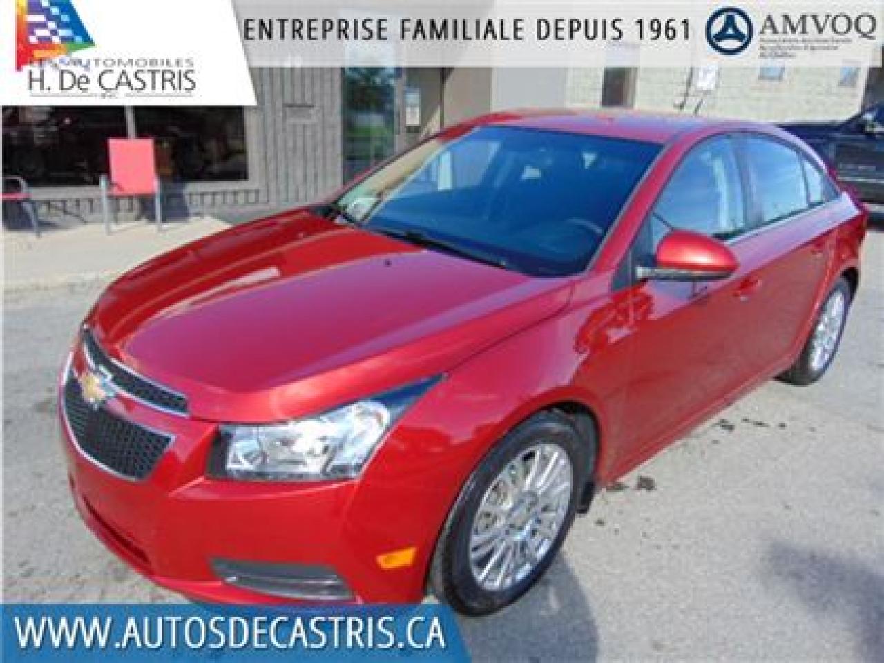 Used 2012 Chevrolet Cruze Lt Eco Turbo, Mags for sale in Châteauguay, QC