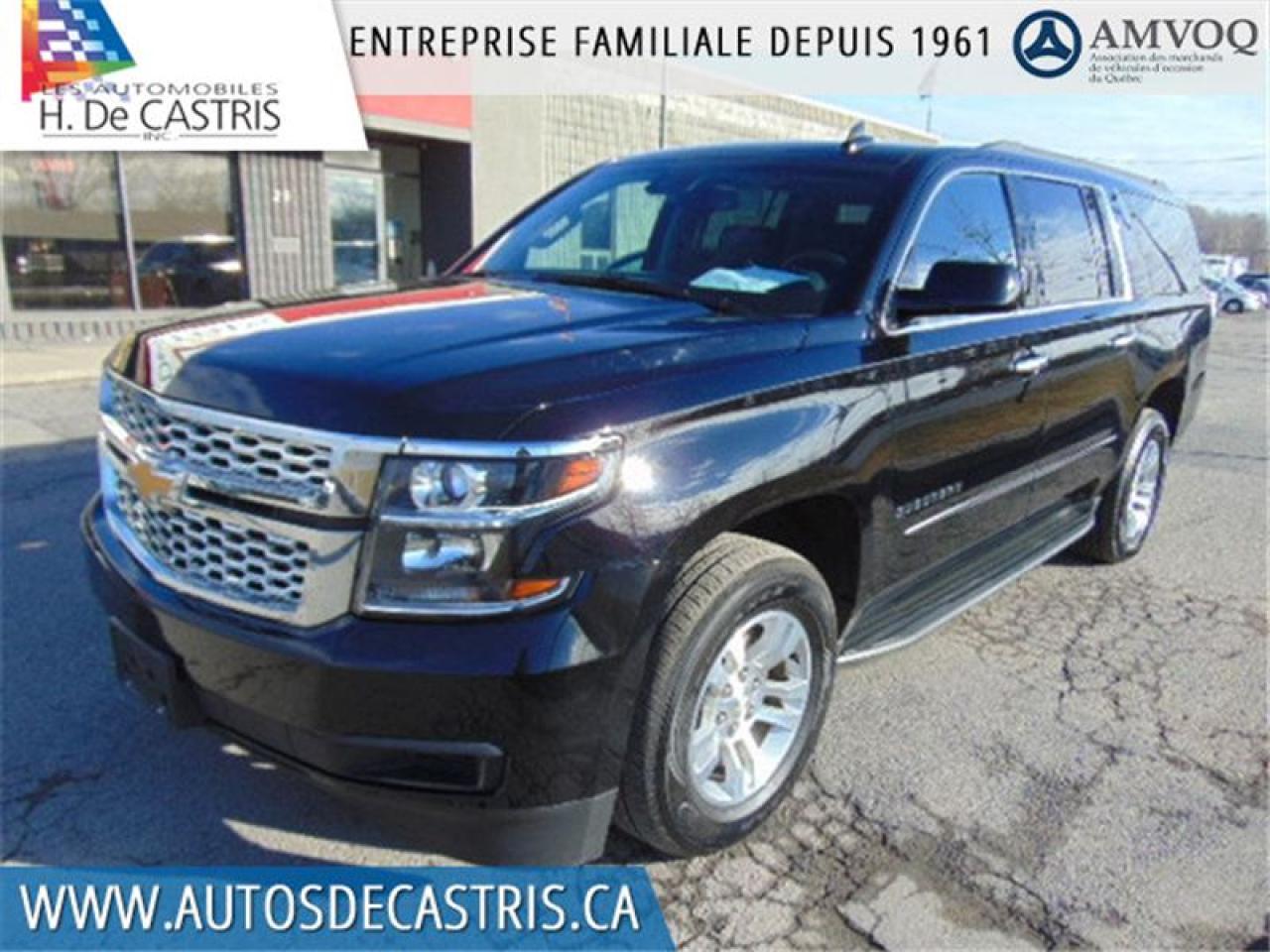Used 2016 Chevrolet Suburban Lt 4x4, Dvd, Cuir for sale in Châteauguay, QC