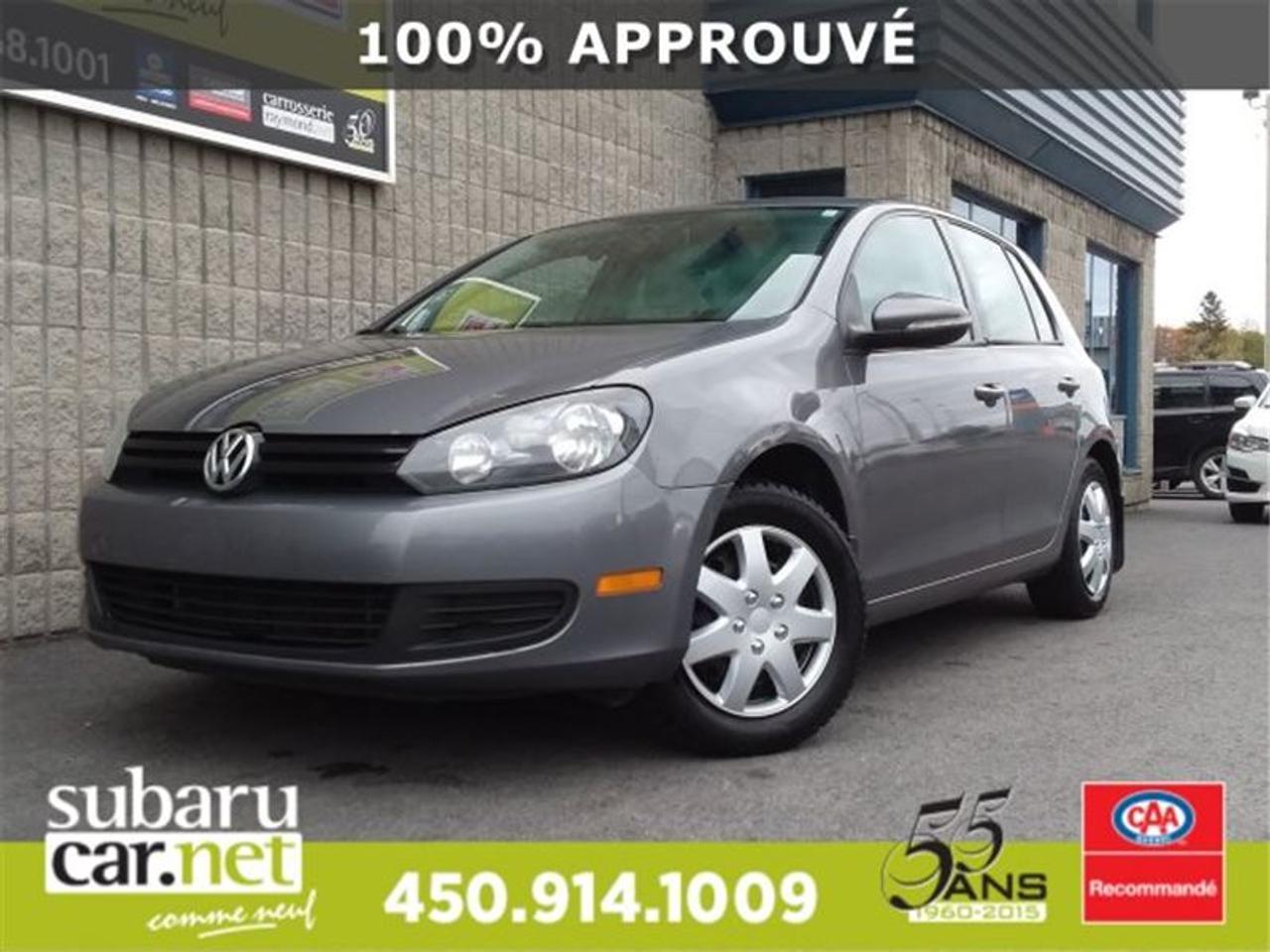 <a href=https://www.autoaubaine.com/Volkswagen-Golf-c7005979.html>https://www.autoaubaine.com/Volkswagen-Golf-c7005979.html</a>

**SUR RENDEZ-VOUS SEULEMENT** REGULATEUR DE VITESSE, VITRES ELECTRIQUES...*SubaruCAR.net est un concessionnaire et centre de service indépendant. Nous ne sommes PAS un centre de service ou un concessionnaire Subaru autorisé et nous ne sommes dAUCUNE façon affiliés avec le groupe de Société Subaru. Le paiement proposé est pour une durée de 36 mois, au taux de 6,99%, avec un versement comptant initial de $0 ou valeur déchange équivalente nécessaire. Les frais de crédit total sont de 950,88$, avec une obligation totale de 9660,21$. Les taxes sont incluses (sujet à lapprobation de votre crédit, certaines conditions sappliquent).Nous sommes ouverts: du lundi au jeudi de 8h à 21h; le vendredi et samedi de 9h à 17h. Demandez-nous de lhistorique du rapport Carproof. SubaruCAR.net est un concessionnaire automobile spécialisé dans la vente et lentretien de Subaru doccasion. Tous nos frais dinspection et de reconditionnement des véhicules sont inclus dans notre prix. Aucun frais caché. Nos algorithmes vous permettent davoir le meilleur rapport qualité-prix. Plus de 100 véhicules en inventaire. La plupart de nos véhicules sont certifiés et prêts pour la livraison. Nous livrons partout au pays. Venez voir le véhicule sur notre site internet pour plus de détail: https://subarucar.net. Demandez-nous une évaluation de votre échange nous sommes à la recherche de véhicule pour notre inventaire. Téléphonez pour un financement facile, sans tracas, 1re, 2e et 3e chance au crédit. Aucun cas refusé, financement maison, taux avantageux, livraison rapide. Nous avons plusieurs programmes de garantis pour sajuster à vos besoins. We can serve you in English if you want. Léquipement peut varier, voire en concession. Faites affaire avec une entreprise familiale de deuxième génération qui existe depuis 1960. Un Subaru, ça sachète chez un spécialiste. Nous sommes garage recommandé par CAA Québec depuis 1994. Nous sommes situés à 30 minutes de Montréal sur la rive sud. Contactez-nous au SubaruCAR.net, 300 boul. Richelieu, route 112, Richelieu, Vente@SubaruCAR.net, SMS MMS texto 514.703.7822, Téléphone 1.450.914.1009.