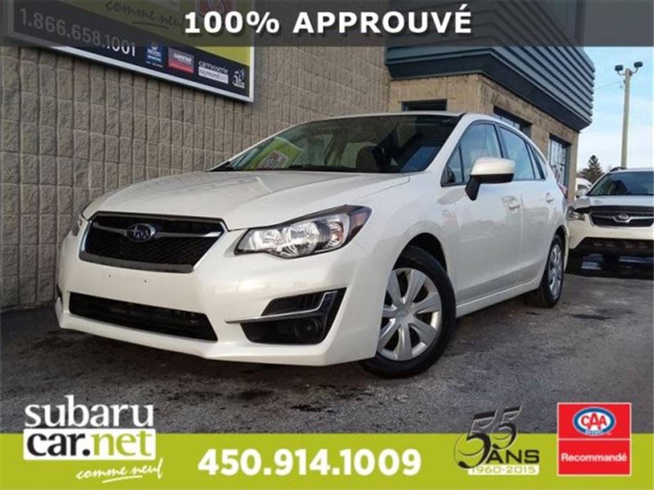 <a href=https://www.autoaubaine.com/Subaru-Impreza-c6969331.html>https://www.autoaubaine.com/Subaru-Impreza-c6969331.html</a>

CAMERA DE RECUL, BLUETOOTH, REGULATEUR DE VITESSE, INTERIEUR TISSUS, JAMAIS ACCIDENTE , UN SEUL PROPRIETAIRE, CHANGEMENT DHUILE EFFECTUE !!!! NE PAS MANQUER!!!*SubaruCAR.net est un concessionnaire et centre de service indépendant. Nous ne sommes PAS un centre de service ou un concessionnaire Subaru autorisé et nous ne sommes dAUCUNE façon affiliés avec le groupe de Société Subaru. Le paiement proposé est pour une durée de 84 mois, au taux de 6,99%, avec un versement comptant initial de $0 ou valeur déchange équivalente nécessaire. Les frais de crédit total sont de 4903,22$, avec une obligation totale de 23393,48$. Les taxes sont incluses (sujet à lapprobation de votre crédit, certaines conditions sappliquent).Nous sommes ouverts: du lundi au jeudi de 8h à 21h; le vendredi et samedi de 9h à 17h. Demandez-nous de lhistorique du rapport Carproof. SubaruCAR.net est un concessionnaire automobile spécialisé dans la vente et lentretien de Subaru doccasion. Tous nos frais dinspection et de reconditionnement des véhicules sont inclus dans notre prix. Aucun frais caché. Nos algorithmes vous permettent davoir le meilleur rapport qualité-prix. Plus de 100 véhicules en inventaire. La plupart de nos véhicules sont certifiés et prêts pour la livraison. Nous livrons partout au pays. Venez voir le véhicule sur notre site internet pour plus de détail: https://subarucar.net. Demandez-nous une évaluation de votre échange nous sommes à la recherche de véhicule pour notre inventaire. Téléphonez pour un financement facile, sans tracas, 1re, 2e et 3e chance au crédit. Aucun cas refusé, financement maison, taux avantageux, livraison rapide. Nous avons plusieurs programmes de garantis pour sajuster à vos besoins. We can serve you in English if you want. Léquipement peut varier, voire en concession. Faites affaire avec une entreprise familiale de deuxième génération qui existe depuis 1960. Un Subaru, ça sachète chez un spécialiste. Nous sommes garage recommandé par CAA Québec depuis 1994. Nous sommes situés à 30 minutes de Montréal sur la rive sud. Contactez-nous au SubaruCAR.net, 300 boul. Richelieu, route 112, Richelieu, Vente@SubaruCAR.net, SMS MMS texto 514.703.7822, Téléphone 1.450.914.1009.