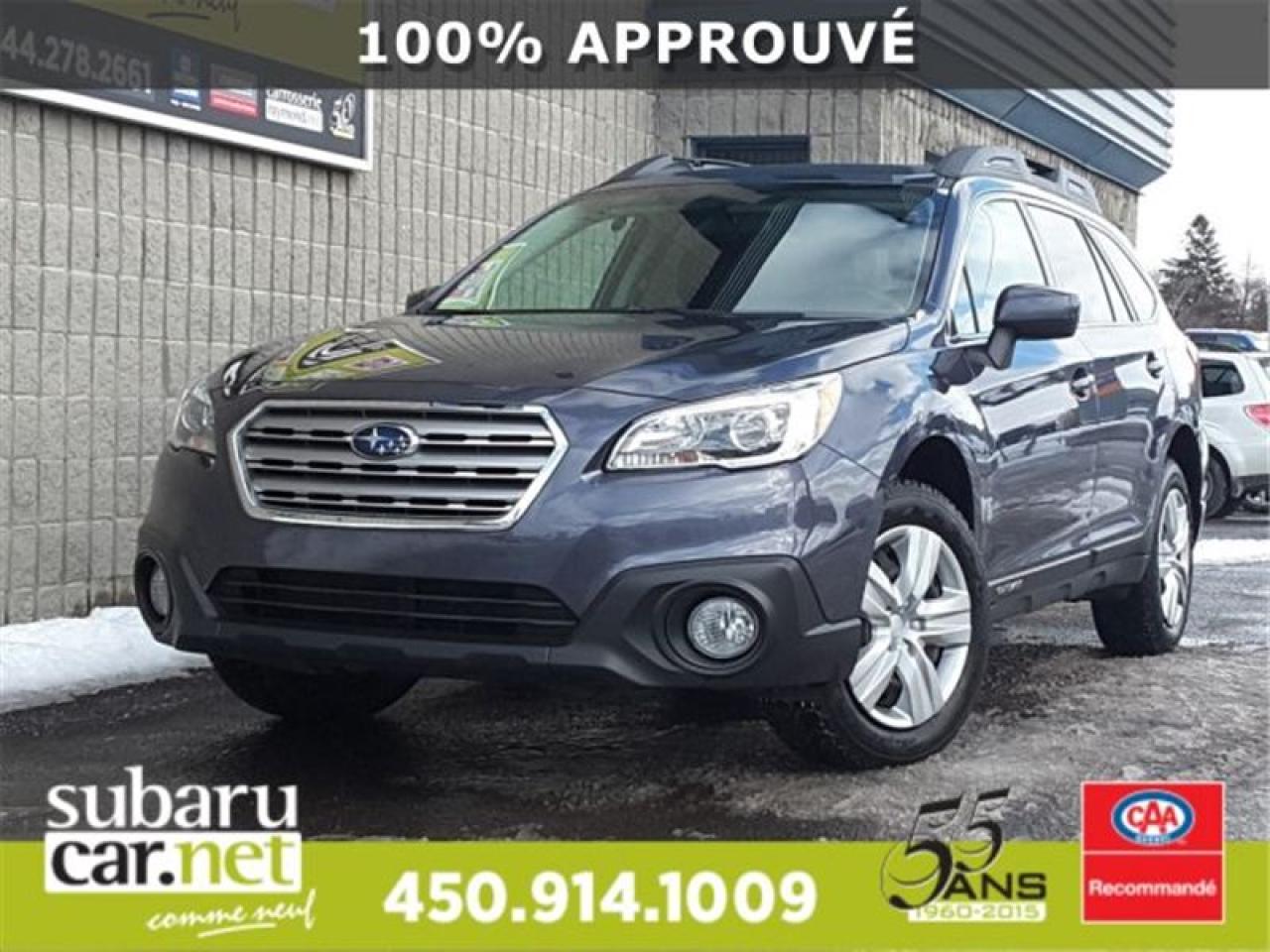 Used 2015 Subaru Outback 2,5i for sale in Richelieu, QC