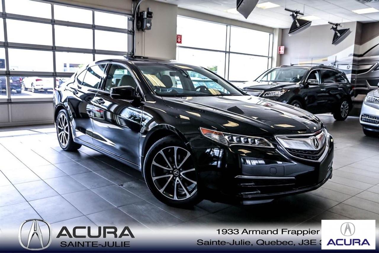 <a href=https://www.autoaubaine.com/Acura-TLX-c6882605.html>https://www.autoaubaine.com/Acura-TLX-c6882605.html</a>

Acura TLX Sh-Awd 2016\n\nRégulateur de vitesse, Servo-direction, Essuie-glaces intermittents, Contrôle de stabilité, Lecteur CD, Coffre - Ouverture à distance, Déverrouillage à distance, Sièges électriques, Vitres électriques, Intérieur en cuir, Siège mémoire, Volant ajustable, Radio satellite, Radio AM/FM, Rétroviseurs, Volant gainé de cuir, Phares automatiques, Contrôle de traction, Système dalarme, Régulateur de température, Essuie-glace détecteur de pluie, Boiseries intérieures, Pare-soleil avec miroir illuminé, Antivol, Coussins gonflables, Sièges baquets, Climatisation, Volant chauffant\n\n*** SEULEMENT 131$ / SEM SUR 84 MOIS À 5.99% AUCUN COMPTANT, TOUT INCLUS, TAXES ET GARANTIE COMPLETE 84 MOIS OU 130 000 KM  **** Inspection complète 152 points--financement sur place--votre véhicule déchange évaluer en 15 minutes maximum!!!2eme chance au crédit accepté. TOUS NOS PRIX SONT TRANSPARENT ET DÉJA NÉGOCIÉ AU MEILLEUR PRIX DU MARCHÉ! LE PRIX QUE VOUS VOYEZ EST LE PRIX QUE VOUS PAYER SANS SURPRISES !  ****************************************************************************** VENEZ PROFITER DE LINVENTAIRE DE VÉHICULES DOCCASIONS DU PLUS GRAND CONCESSIONNAIRE ACURA DE LA RIVE-SUD. TOUS NOS VÉHICULES SONT INSPECTÉS POUR QUE VOUS PUISSIEZ BÉNÉFICIER DUN ACHAT EN TOUTE CONFIANCE. NOUS AVONS UNE GAMME DE VÉHICULES USAGÉES DIVERSIFIÉES AVEC RAPPORT DE CARPROOF EN MAIN ET SURTOUT À DES PRIX COMPÉTITIFS!! NOUS DÉSSERVONS LE GRAND MONTRÉAL ET LA RIVE-SUD. SI NOUS NE LAVONS PAS, NOUS LE TROUVERONS!!! NOTRE ÉQUIPE EST LA A VOTRE SERVICE PAR COURRIEL 6 JOURS SUR 7. NHÉSITEZ PAS À NOUS CONTACTER CAR NOUS SOMMES DISPONIBLES POUR RÉPONDRE À VOS DEMANDES AU 1-866-765-6707 OU AU ACURASAINTEJULIE.COM ---- *** ONLY 131$ / WEEK ON 84 MONTH AT 5.99% AND 0$ CASHDOWN, ALL INCLUDED, TAXES AND A COMPLETE 84 MONTH / 130 000 KM WARRANTY *** All of our vehicules are thoroughly inspected with a 152 points inspection so you can have a WORRY FREE PURCHASE. All Financing options available, even 2nd chance and 3rd chance credit. We welcome trades-in and evaluation is done within 20 minutes plus on-spot delivery available. ALL OUR PRICES ARE FULLY TRANSPARENT AND ALREADY NEGOCIATED AT THE BEST MARKET PRICE. THE PRICE YOU SEE IS THE PRICE YOU PAY WITHOUT SUPRISES! ******************************************************************************** COME TAKE ADVANTAGE OF THE USED CAR INVENTORY OF THE BIGGEST ACURA DEALER ON THE SOUTH SHORE.WE HAVE A DIVERSIFIED INVENTORY WITH AN AVAILABLE CARPROOF REPORT, BUT MOST IMPORTANTLY WE HAVE THE MOST COMPETITIVE PRICES ON THE MARKET!!! OUR TEAM IS THERE TO SERVE YOU 6 DAYS OF THE WEEK. DONT HESITATE TO CONTACT US SINCE WE ARE HERE TO ANSWER ALL YOUR QUESTIONS AT 1-866-765-6707 OR AT ACURASAINTEJULIE.COM