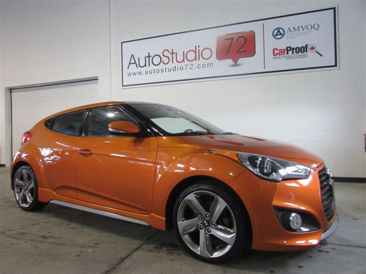 Used 2013 Hyundai Veloster Turbo 6 Vit. Navi for sale in Mirabel, QC
