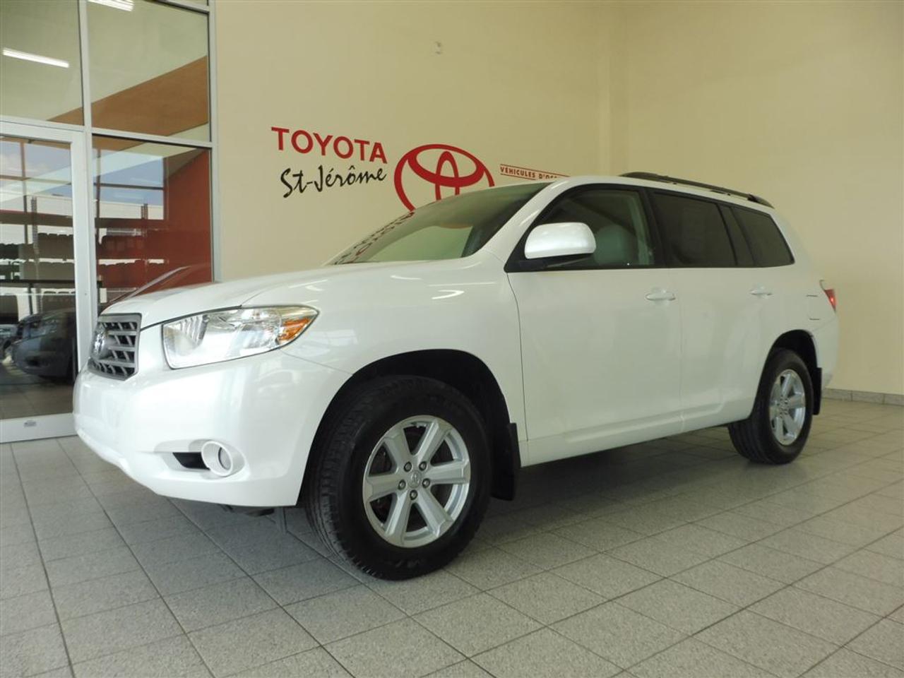 <a href=https://www.toyotastjerome.ca/occasion/Toyota-Highlander-2010.html>https://www.toyotastjerome.ca/occasion/Toyota-Highlander-2010.html</a>

* V6 * 4X4 * CUIR * GR ELECT * A/C * CAMERA DE RECUL * SIEGES CHAUFFANTS * EXCELLENTE CONDITION *     ***MEILLEUR PRIX POUR VOTRE VÉHICULE DÉCHANGE ***    *** INSPECTION 127 POINTS EFFECTUÉ PAR NOS TECHNICIENS CERTIFIÉS TOYOTA ***     *** PLUS DE 50 VÉHICULES DOCCASION EN INVENTAIRE, SORTIE 39 DE LAUTOROUTE 15 ***