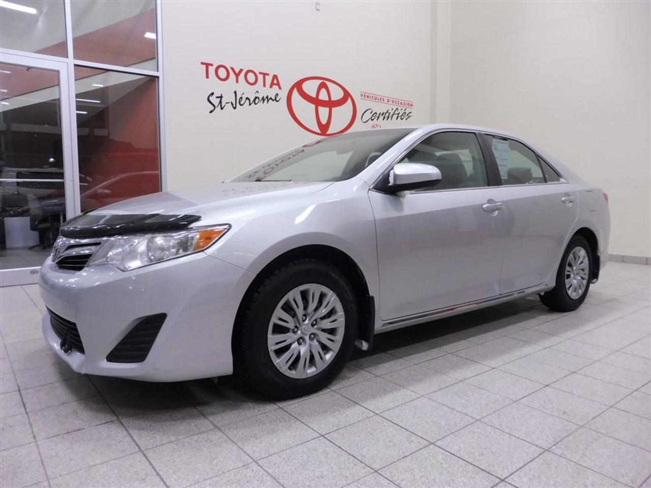 <a href=https://www.toyotastjerome.ca/occasion/Toyota-Camry-2014.html>https://www.toyotastjerome.ca/occasion/Toyota-Camry-2014.html</a>

*** SIÈGES CHAUFFANTS *** GARANTIE COMPLÈTE JUSQUAU 18 MARS 2019 OU 100 000 KMS ***   *** JAMAIS ACCIDENTÉ ***   ***MEILLEUR PRIX POUR VOTRE VÉHICULE DÉCHANGE ***  *** INSPECTION 127 POINTS EFFECTUÉ PAR NOS TECHNICIENS CERTIFIÉS TOYOTA ***   *** PLUS DE 80 VÉHICULES DOCCASION EN INVENTAIRE, SORTIE 39 DE LAUTOROUTE 15 ***