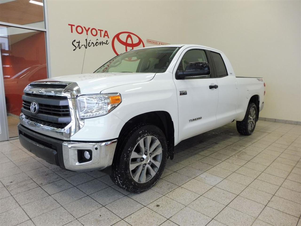 <a href=https://www.toyotastjerome.ca/occasion/Toyota-Tundra-2015.html>https://www.toyotastjerome.ca/occasion/Toyota-Tundra-2015.html</a>

* 4X4 * TRD * DOUBLE CAB * V8 5.7L * GR ELECT * A/C * BLUETOOTH * CAMERA DE RECUL * SIÈGES CHAUFFANTS * JAMAIS ACCIDENTÉ *     ***MEILLEUR PRIX POUR VOTRE VÉHICULE DÉCHANGE ***    *** INSPECTION 127 POINTS EFFECTUÉ PAR NOS TECHNICIENS CERTIFIÉS TOYOTA ***     *** PLUS DE 80 VÉHICULES DOCCASION EN INVENTAIRE, SORTIE 39 DE LAUTOROUTE 15 ***