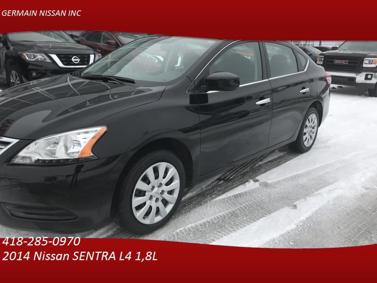 Used 2014 Nissan Sentra Cruise-Bluetooth-Grp for sale in Donnacona, QC