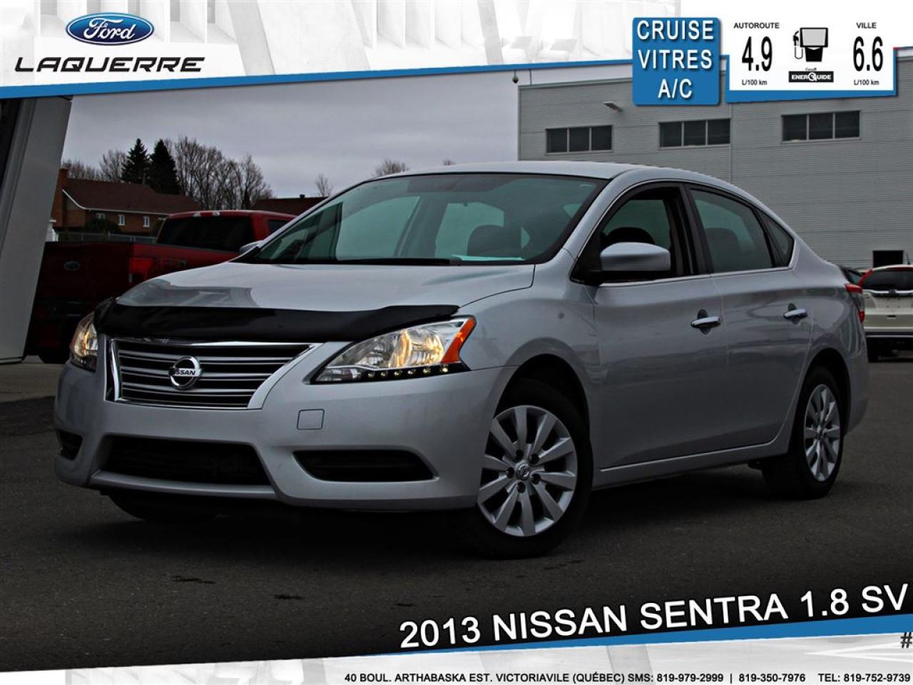 Used 2013 Nissan Sentra 1.8 Sv Bluetooth A/c for sale in Victoriaville, QC