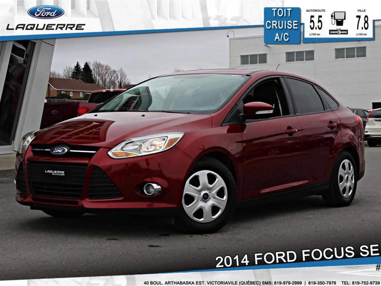 Used 2014 Ford Focus Se Toit Bluetooth for sale in Victoriaville, QC