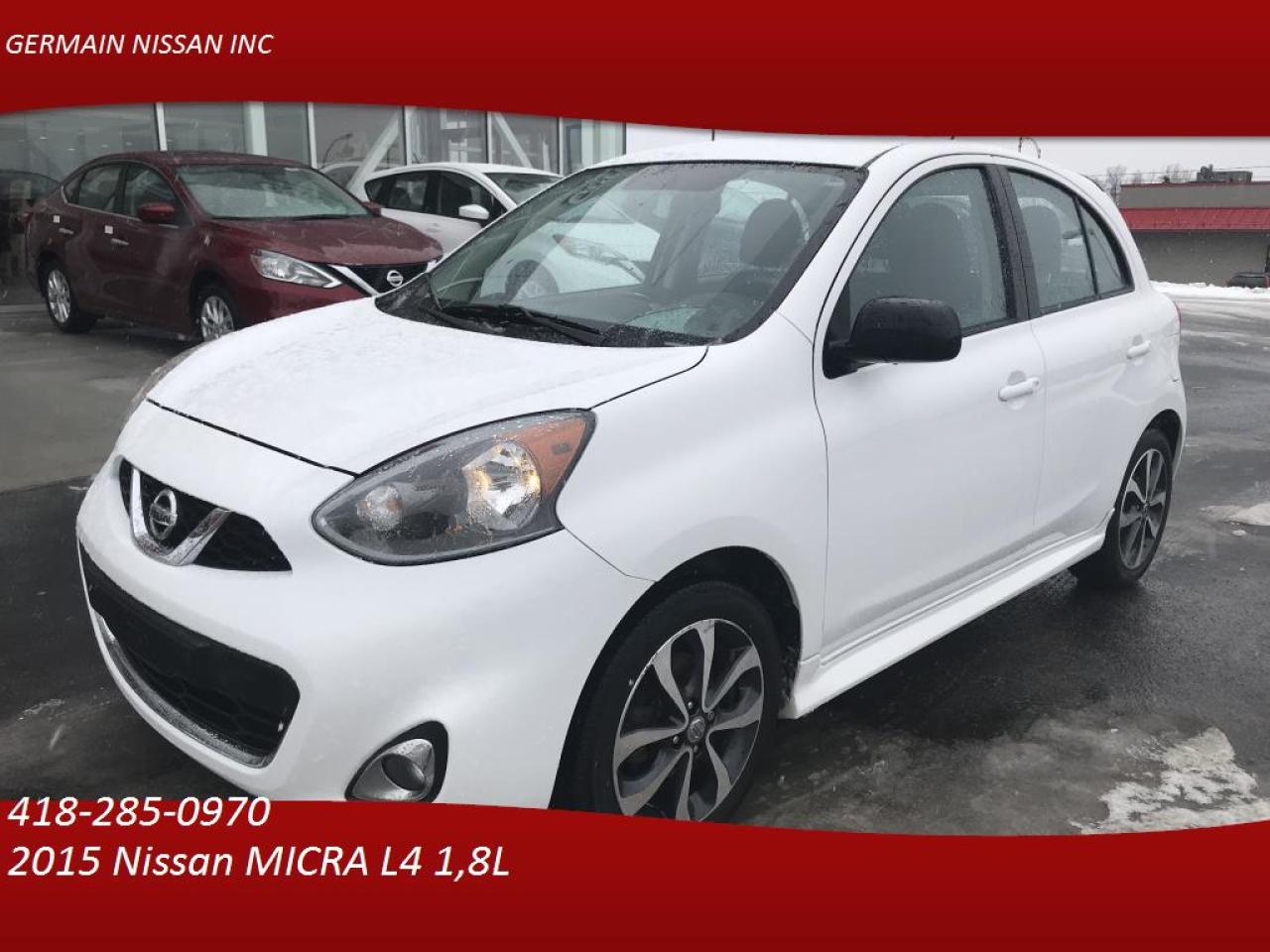 Used 2015 Nissan Micra Sr- D' Sur Roues for sale in Donnacona, QC
