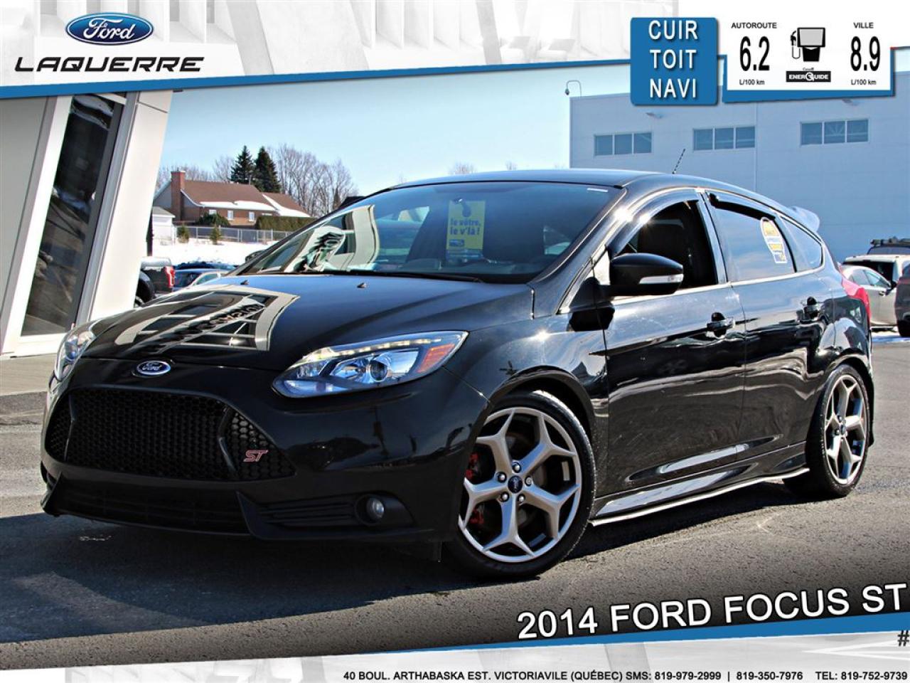 Used 2014 Ford Focus 252 Hp Cuir Toit for sale in Victoriaville, QC