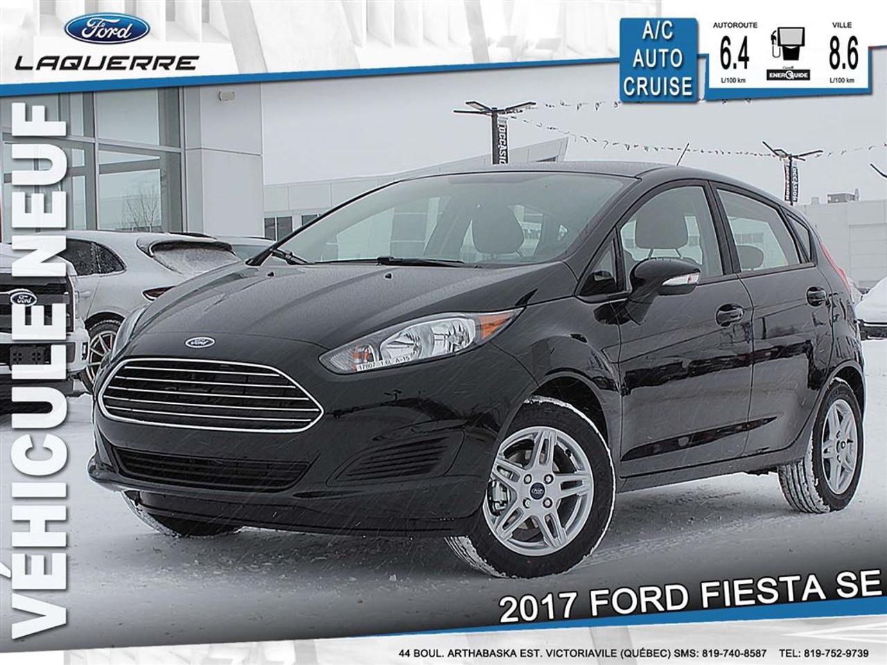 <a href=https://www.laquerreford.com/occasion/Ford-Fiesta-2017.html>https://www.laquerreford.com/occasion/Ford-Fiesta-2017.html</a>

***# 17807 *** LA FORD FIESTA EST UNE PETITE VOITURE PLAISANTE À CONDUIRE QUI NE MANQUE PAS DE FAIRE TOURNER LES TÊTES. ELLE PROPOSE UN ÉQUIPEMENT DE SÉRIE COMPLET ET ELLE SERA SANS CONTREDIT FIABLE À LONG TERME. SA GRANDE POPULARITÉ EN FERA CERTAINEMENT UNE VOITURE FACILE À REVENDRE LORSQUE VOUS VOUDREZ CHANGER DE VÉHICULE.   PLUS DE 3,121.00$ DE RABAIS SUR UN VÉHICULE NEUF  SIMPLEMENT LE MOINS CHER AU QUÉBEC, PLUSIEURS EN INVENTAIRE.  PRIX DE DÉTAIL DE 21,588.00$ INCLUANT TOUTES CES OPTIONS.    GROUPE DEQUIPEMENTS 201A 1,250.00  EQUIPEMENT EN OPTION/AUTRE  ANNEE-MODELE 2017  TAXE DACCISE FEDERALE 100.00  ÉMISSIONS 50 ÉTATS NO CHARGE    TRANSPORT ET PREPARATION INCLUS, BASÉ SUR UN FINANCEMENT DE 96 MOIS, TAUX DINTÉRÊT DE 4.99%, TAXES EN SUS, SOUS APPROBATION DU CRÉDIT. FRAIS DE CREDIT DE 3,947.88$ INCLUS! OBLIGATION TOTALE DE 22,416.16$!