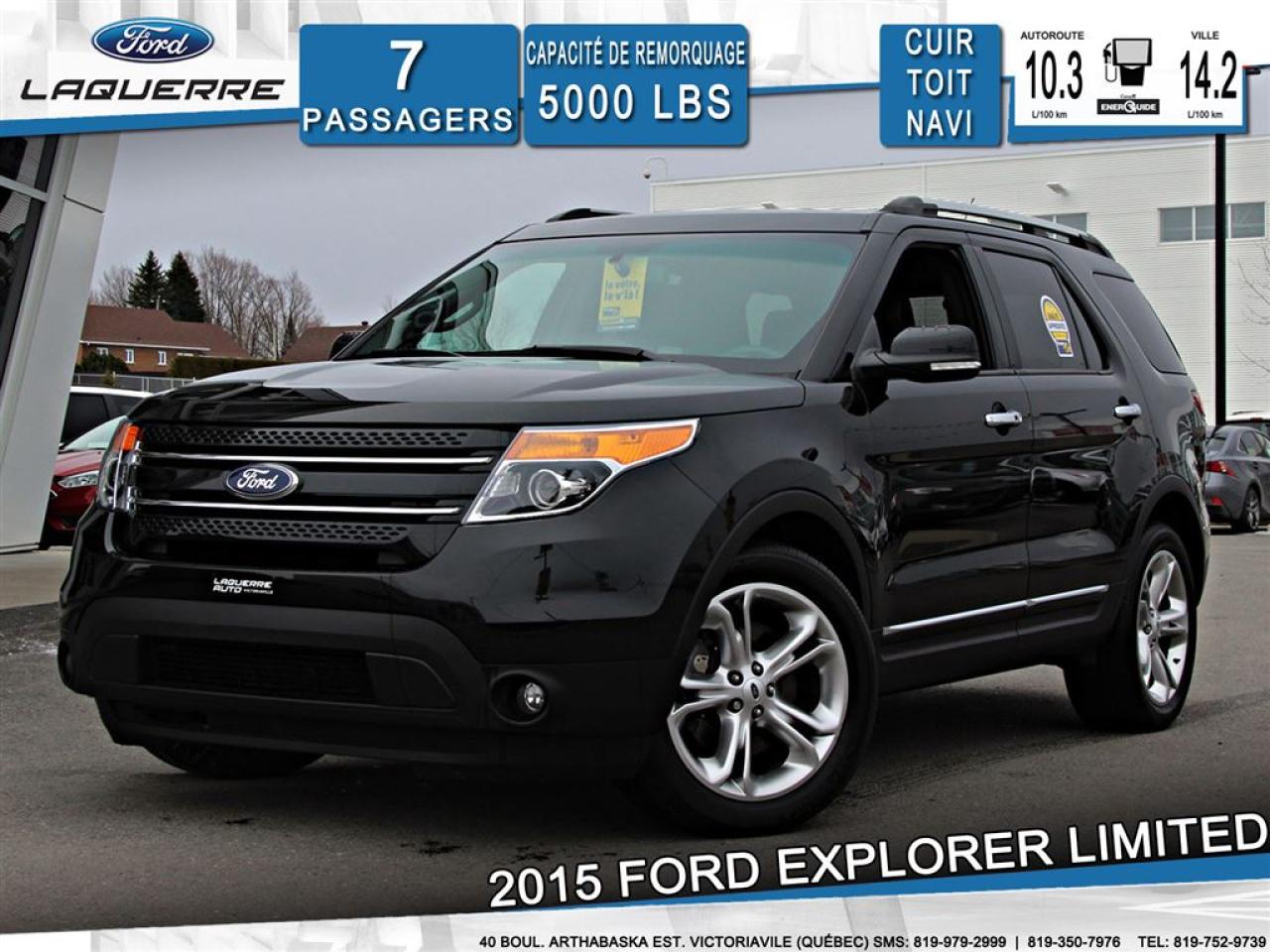 Used 2015 Ford Explorer Ltd 7 Places Awd for sale in Victoriaville, QC
