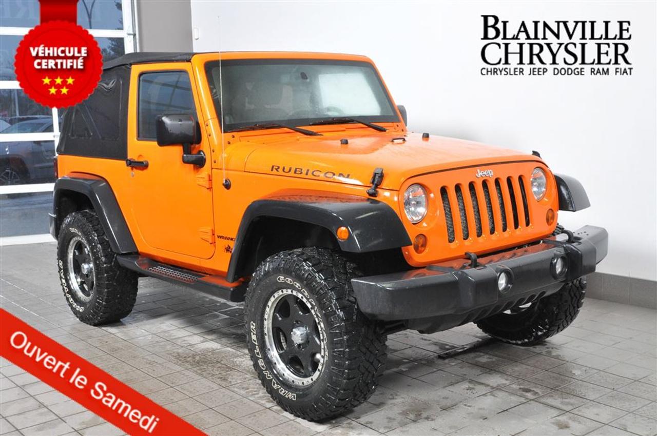 <a href=https://www.blainvillechrysler.com/occasion/Jeep-Wrangler-2013.html>https://www.blainvillechrysler.com/occasion/Jeep-Wrangler-2013.html</a>

VÉHICULE LOCAL - JAMAIS ACCIDENTÉ - TRANSMISSION MANUEL, 4:1 ROCK-TRAC 4X4, DIFFÉRENTIEL ARRIÈRE 4.1, SYSTÈME SURVEILLANCE PRESSION DE PNEUS, ASSISTANCE AU DÉMARRAGE EN PENTE, AIR CLIMATISÉ, VITRES ÉLECTRIQUES, TÉLÉ VERROUILLAGE, CRUISE CONTROL, MAGS 17, MIROIRS EXTÉRIEUR CHAUFFANTS, CONNEXION TÉLÉPHONE BLUETOOTH, TOIT DURE, TOIT SOUPLE, ENSEMBLE DE REMORQUAGE, RADIO UCONNECT ECRAN 6.5, GPS, SIRUISXM      LOCAL VEHICLE - NO ACCIDENTS - 6 SPEED MANUAL TRANSMISSION, 4:1 ROCK-TRAC 4WD, 4.1 REAR DIFFERENTIAL RATIO, TIRE PRESSURE SYSTEM, HILL START ASSIST, AIR CONDITIONING, POWER WINDOWS, POWER LOCKS, CRUISE CONTROL, 17 ALLOY WHEELS, 4.10 REAR AXLE, HEATED SIDE MIRROS, BLUETOOTH PHONE CONNECTION, USB PORT, HARD TOP, SOFT TOP, TOW PACKAGE, UCONNECT RADIO WITH 6.5 DISPLAY, GPS, SIRIUSXM.          NOUS SOMMES OUVERT DU LUNDI AU VENDREDI DE 9H À 21H ET LE SAMEDI DE 9H30 À 17H. FINANCEMENT FACILE EN 1ÈRE, 2IÈME ET 3IÈME CHANCE AU CRÉDIT. RAPPORT CARPROOF INCLUS. TOUS NOS VÉHICULES SONT INSPECTÉS PAR NOS TECHNICIENS QUALIFIÉS. NOUS ACHETONS VOTRE VÉHICULE DÉCHANGE AU MEILLEUR PRIX. BÉNÉFICIEZ DUNE BALANCE DE GARANTIE OU DUNE PROLONGATION DE GARANTIE À FAIBLE COÛT. ACHETEZ EN TOUTE CONFIANCE AVEC BLAINVILLE CHRYSLER.          WE ARE OPENED FROM MONDAY TO FRIDAY FROM 9 AM TO 9 PM AND ON SATURDAY FROM 10 AM TO 5 PM. EASY FINANCING FOR 1ST, 2ND AND 3RD CHANCE CREDIT. CARPROOF REPORT INCLUDED. ALL OUR VEHICLES ARE INSPECTED BY OUR QUALIFIED TECHNICIANS. WE TAKE BACK YOUR EXCHANGE VEHICLE AT THE BEST PRICE. WARRANTY BALANCE AND EXTENDED WARRANTY AVAILABLE AT LOW COST. BUY WITH CONFIDENCE AT BLAINVILLE CHRYSLER.          Montréal, Laval, Sainte Adèle, Saint Sauveur, Mirabel, Saint Jérôme, Prevost, Sainte-Anne-des-lacs, Piedmont, Blainville, Boisbriand, Saint Eustache, Mascouche, Bois des Fillion, Sainte Thérèse, Lachute. *** LOCATION: 249 Boulevard de la Seigneurie O, Blainville, QC (J7C 4N3). Pour de linformations contactez-nous au (450) 419-5337