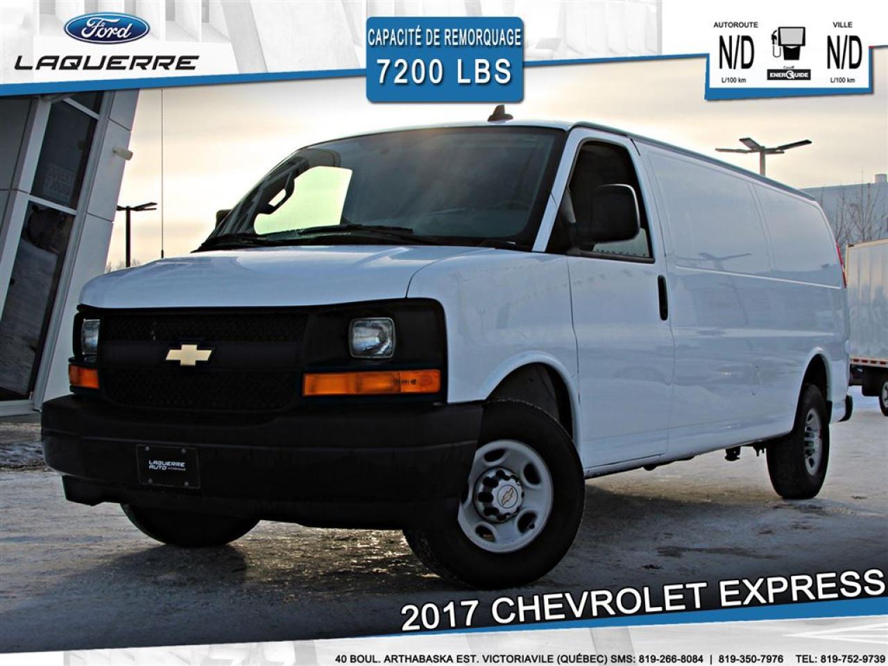 Used 2017 Chevrolet Express 1wt A/c Cargo for sale in Victoriaville, QC