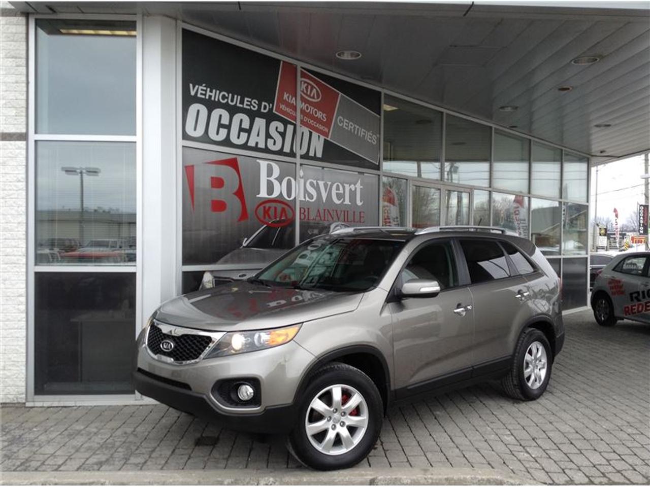 <a href=https://www.autoaubaine.com/Kia-Sorento-c7026178.html>https://www.autoaubaine.com/Kia-Sorento-c7026178.html</a>

KIA SORENTO LX 2013    SEULEMENT 74000 KM     PETIT PRIX VENTE RAPIDE     GROUPE ÉLECTRIQUE COMPLET     ROUE MAG     FINANCEMENT FACILE   Boisvert Kia Blainville situé au 416 boul Curé Labelle, Blainville. Bien implanté dans la communauté, facile daxes par les 2 grande autoroute, soie la 640 ou lautoroute 15. Que vous soyer de Montréal ou bien de Laval, un trajet de 10 a 15 minutes vous sufira pour vivre une expérience dachat unique.  Boisvert Kia a reçu la prestigieuse distinction « Concessionnaire Platine « ce qui vous donne plusieurs avantage, comme la possibilité de vous procurer la voiture Soul EV complètement électrique.  Sur place, tout vous semblera très facile et rapide. Une possibilité de financement à partir de 0.9% ainsi que du financement facile de 2e et 3e chance au crédit. Avec son département de voiture doccasion et son programme Certifié Kia Canada, tout est mis à votre disposition.  Un rapport dinspection en 135 points, un rapport Carproof, liste des réparations de reconditionnement complète, ainsi quune remise en état : Lavage, esthétique complet. Sur place votre voiture déchange seras évaluée au meilleur prix du marché !!!  Venez vivre une expérience dachat 5 Etoiles chez Boisvert Kia à Blainville.    Boisvert Kia Blainville is located at 416 Curé Labelle Blvd, Blainville. Well implanted in the community, with an easy driving access directly from the 2 major highways 15 (exit no. 25) and the 640. If, you are located either from Montreal or Laval, a short trip of 10 or 15 minutes is being just a-way for living a unique buying experience. Boisvert Kia, winning award of the prestigious distinction of ``platinum dealership`` is offering many advantages as the possibility of getting the unique Soul EV electric car. In house, everything will seem very fast and easy for you. One possibility of financing from 0.9 % as well as the easy financing of 2nd and 3rd chance on the credit. With his department of second-hand car and its Certified Kia program, everything is provided to your disposal. A 135-point inspection report, a Carproof report including a complete list of repairs, as well as a restoration: Complete esthetic wash. On the spot, your car exchange will be evaluated at the best prices of the market!  Come and live a 5 stars buying experience!