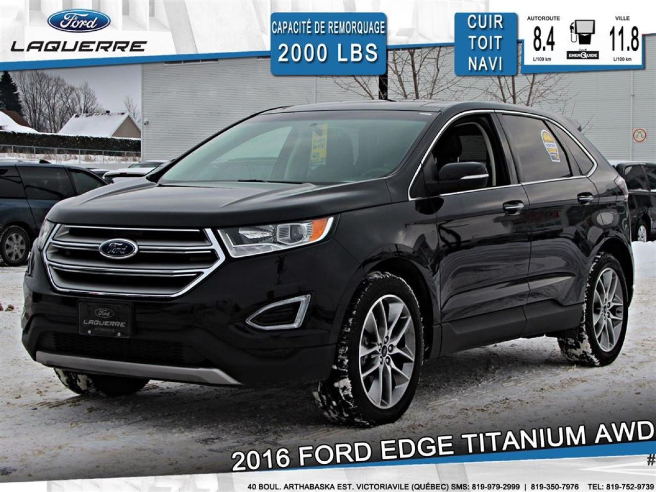 Used 2016 Ford Edge Titanium 20 Awd for sale in Victoriaville, QC