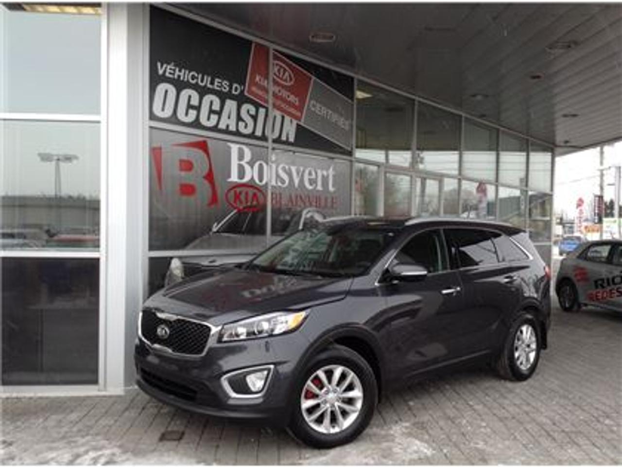<a href=https://www.autoaubaine.com/Kia-Sorento-c7018499.html>https://www.autoaubaine.com/Kia-Sorento-c7018499.html</a>

KIA SPORTAGE LX 2016    DÉMARREUR A DISTANCE     VITRE TEINTÉ    GROUPE ÉLECTRIQUE COMPLET     ROUE MAG AVEC PNEU ÉTÉ COMME NEUF    FINANCEMENT FACILE LIVRAISON RAPIDE       Boisvert Kia Blainville situé au 416 boul Curé Labelle, Blainville. Bien implanté dans la communauté, facile daxes par les 2 grande autoroute, soie la 640 ou lautoroute 15. Que vous soyer de Montréal ou bien de Laval, un trajet de 10 a 15 minutes vous sufira pour vivre une expérience dachat unique.  Boisvert Kia a reçu la prestigieuse distinction « Concessionnaire Platine « ce qui vous donne plusieurs avantage, comme la possibilité de vous procurer la voiture Soul EV complètement électrique.  Sur place, tout vous semblera très facile et rapide. Une possibilité de financement à partir de 0.9% ainsi que du financement facile de 2e et 3e chance au crédit. Avec son département de voiture doccasion et son programme Certifié Kia Canada, tout est mis à votre disposition.  Un rapport dinspection en 135 points, un rapport Carproof, liste des réparations de reconditionnement complète, ainsi quune remise en état : Lavage, esthétique complet. Sur place votre voiture déchange seras évaluée au meilleur prix du marché !!!  Venez vivre une expérience dachat 5 Etoiles chez Boisvert Kia à Blainville.    Boisvert Kia Blainville is located at 416 Curé Labelle Blvd, Blainville. Well implanted in the community, with an easy driving access directly from the 2 major highways 15 (exit no. 25) and the 640. If, you are located either from Montreal or Laval, a short trip of 10 or 15 minutes is being just a-way for living a unique buying experience. Boisvert Kia, winning award of the prestigious distinction of ``platinum dealership`` is offering many advantages as the possibility of getting the unique Soul EV electric car. In house, everything will seem very fast and easy for you. One possibility of financing from 0.9 % as well as the easy financing of 2nd and 3rd chance on the credit. With his department of second-hand car and its Certified Kia program, everything is provided to your disposal. A 135-point inspection report, a Carproof report including a complete list of repairs, as well as a restoration: Complete esthetic wash. On the spot, your car exchange will be evaluated at the best prices of the market!  Come and live a 5 stars buying experience!