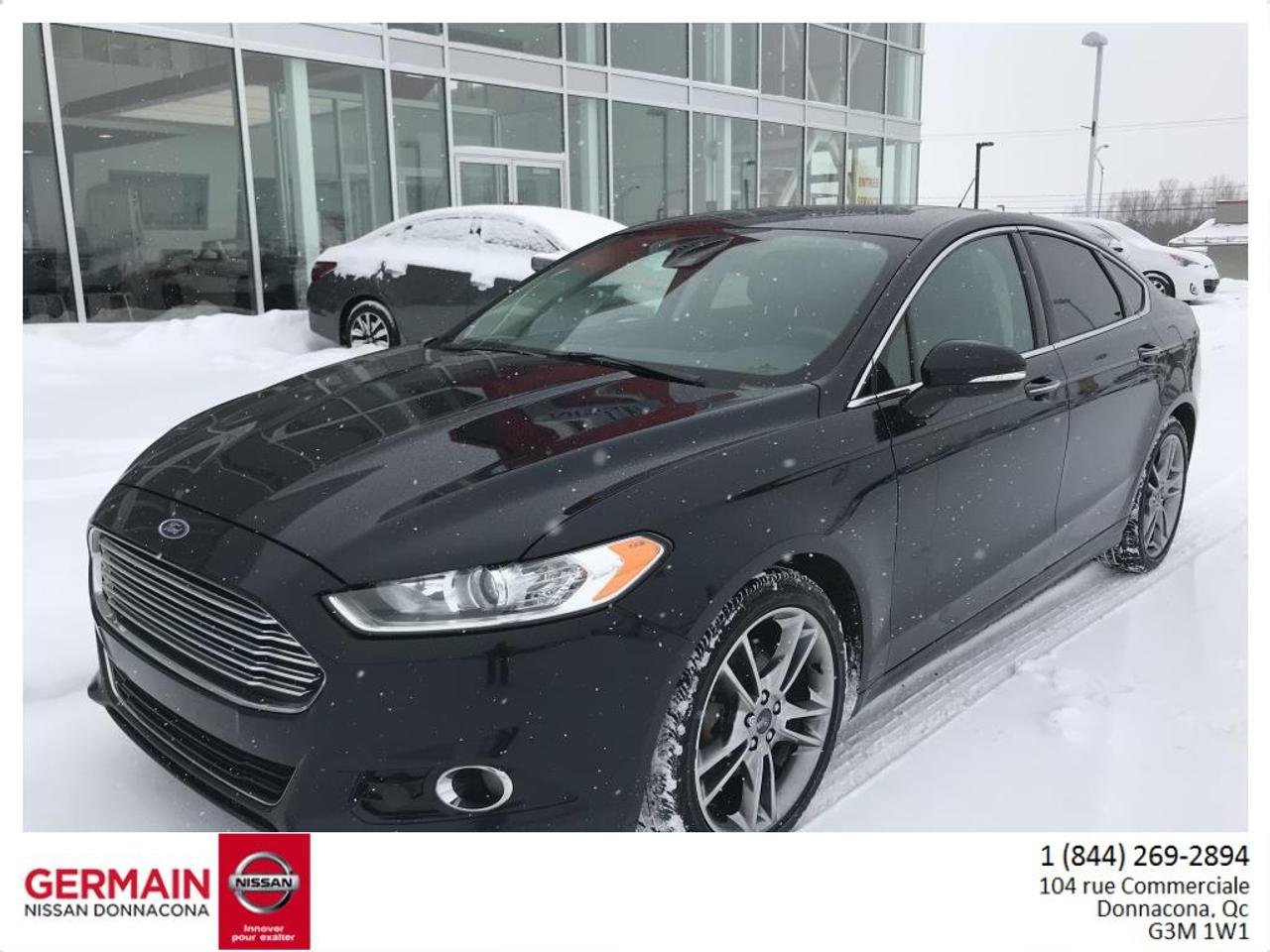 <a href=https://www.germainnissan.ca/occasion/Ford-Fusion-2014.html>https://www.germainnissan.ca/occasion/Ford-Fusion-2014.html</a>

WOW! CETTE VOITURE EST POUR VOUS!
CRUISE-BLUETOOTH-CAMÉRA DE RECUL-CUIR-GPS-SIÈGES ÉLECTRIQUES CONDUCTEUR ET PASSAGER ET ENCORE PLUS .

.MEILLEUR PRIX DE LA RÉGION: NOUS BATTRONS LA COMPÉTITION. FINANCEMENT APPROUVÉ À 100% 1ère, 2e et 3e CHANCE AU CRÉDIT. 

MEILLEUR PRIX SUR VOTRE VÉHICULE DÉCHANGE.

**VISITEZ**
WWW.GERMAINNISSAN.CA POUR VOIR LES PROMOTIONS EN VIGUEUR*** CHEZ GERMAIN NISSAN, VOUS TROUVEREZ UN INVENTAIRE COMPLET DE MODÈLES NISSAN NEUFS ET DOCCASION DE TOUTES MARQUES (HONDA, MAZDA, TOYOTA, HYUNDAI, ACURA, BMW, ACURA, CHEVROLET, MERCEDES, KIA, VOLKSWAGEN) À DES PRIX QUI DÉFIENT NOS CONCURRENTS. MIEUX ENCORE, NOTRE ÉQUIPE DE PASSIONNÉS DE GERMAIN NISSAN VEUT VOUS AIDER À TROUVER LE MODÈLE  QUI COMBLERA TOUS VOS BESOINS TOUT EN RESPECTANT VOTRE BUDGET

Germain Nissan, concessionnaire automobile neuf et usagé dans Portneuf, à seulement 20 minutes de Québec et 45 minutes de Trois-Rivières. Voisin du Prix du Gros Donnacona Chrysler Fiat et du Canadian Tire! 

Nous sommes ouvert le samedi de 9h à 15h.