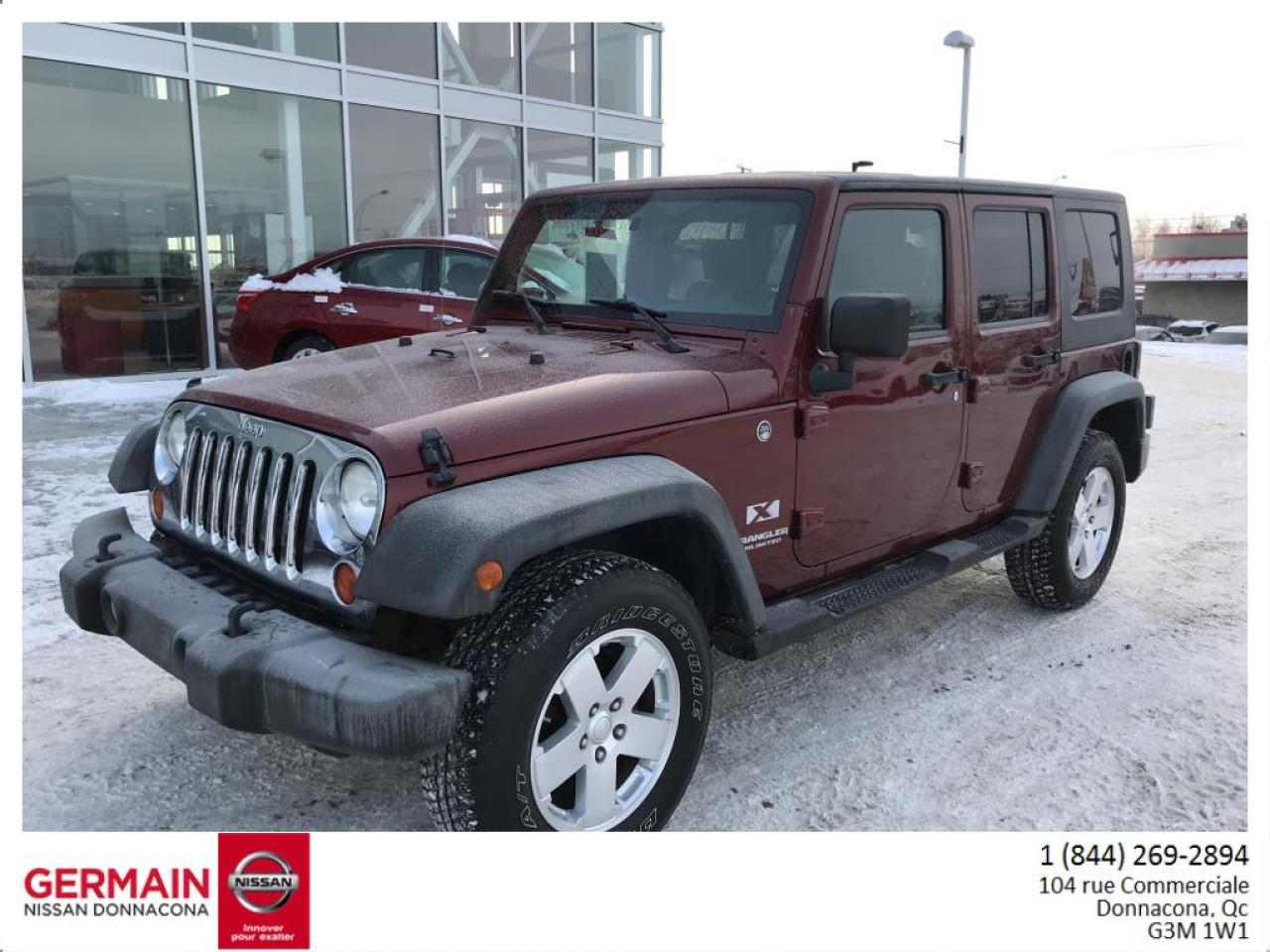 Used 2008 Jeep Wrangler Cruise-2 Toits for sale in Donnacona, QC