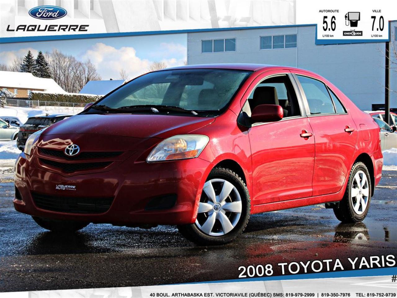 Used 2008 Toyota Yaris Base Gr. électrique for sale in Victoriaville, QC