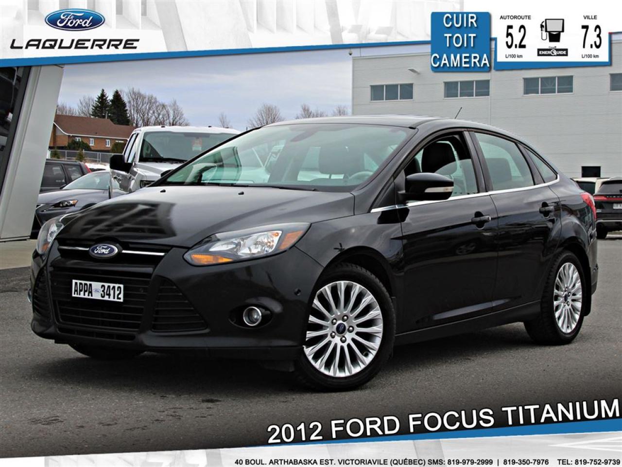 Used 2012 Ford Focus Titanium Cuir Toit for sale in Victoriaville, QC