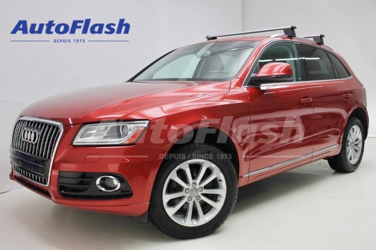 <a href=https://www.autoaubaine.com/Audi-Q5-c7000175.html>https://www.autoaubaine.com/Audi-Q5-c7000175.html</a>

Couleur Rouge-Volcan trés rare! Historique dentretien complete. Véhicule très propre! Kilométrage certifié. Très bien entretenu. Très bien équipé. Protection mécanique complète de 5 ans disponible. Ce véhicule est un retour de location corporative. Nattendez pas! *** $199, transport, préparation et esthétique en sus ***         Very rare Volcano-Red! Complete maintenance history. Very clean unit! Certified kilometers. Very well maintained.Well equiped. Full 5 year mechanical protection available. This unit is a corporate lease return. Dont wait! *** For only $199, our vehicules are prepared to the highest possible standards. ***         Depuis 1975 AutoFlash offre des véhicules au meilleur rapport qualité-prix et un service exceptionnel! Since 1975 AutoFlash offers the best price-quality and excellent service!         Financement rapide et facile, 1 ère, 2e et 3e chance au crédit, approbation en 30 minutes, taux dacceptation très élevé, demande de crédit en ligne.         Nous sommes les spécialistes des autos, fourgonnettes, VUS, 4x4, et les camions légers jusquà une tonne. Tous les détails sur www.AutoFlash.net