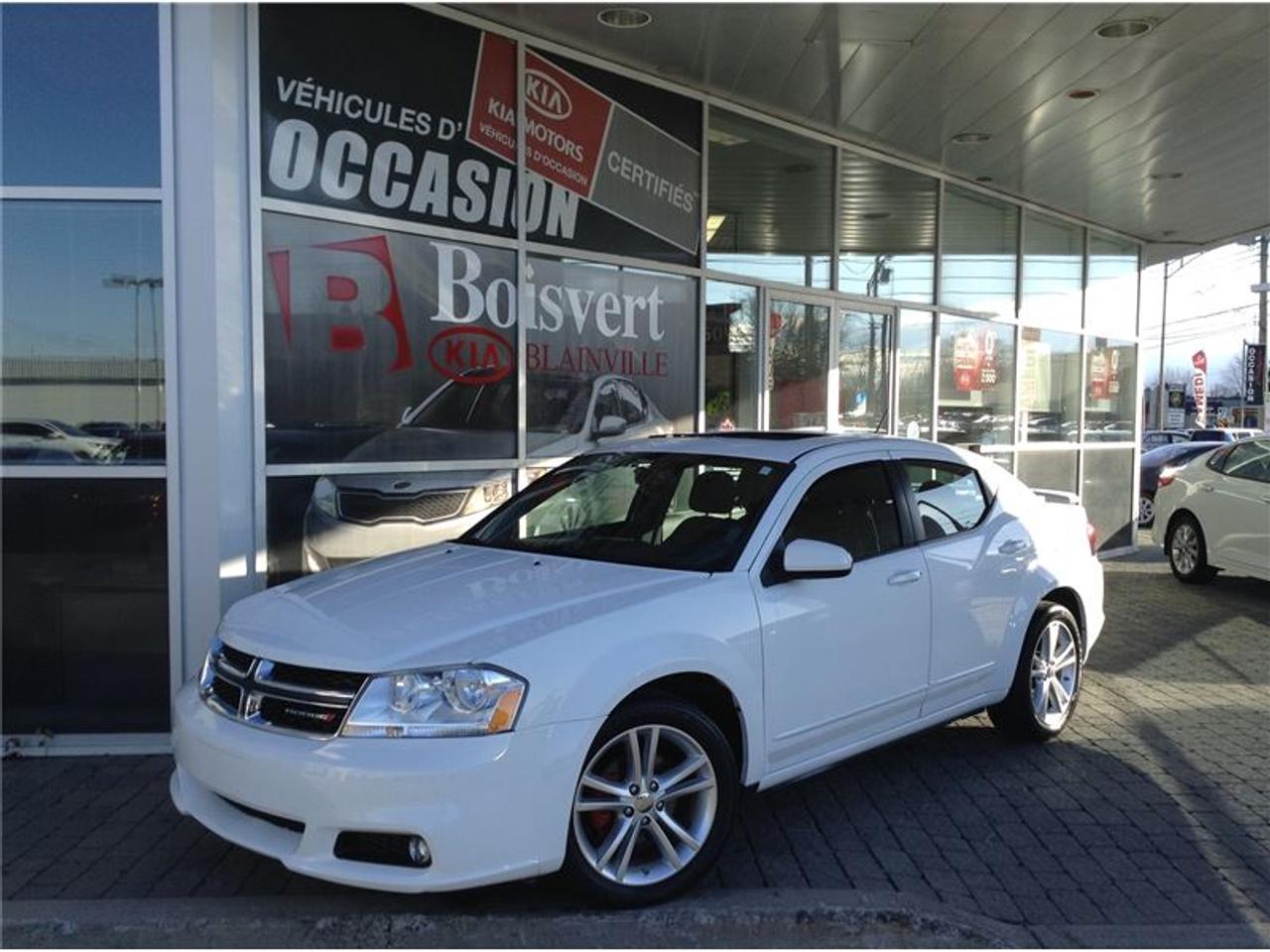 <a href=https://www.autoaubaine.com/Dodge-Avenger-c6976374.html>https://www.autoaubaine.com/Dodge-Avenger-c6976374.html</a>

DODGE AVENGER SXT 2013  TOIT OUVRANT AVEC MAG ET AILERON   GROUPE ÉLECTRIQUE COMPLET   SUPER BELLE VOITURE AVEC SEULEMENT 58000 KM   DEMANDER NOUS NOTRE FINANCEMENT FACILE ET RAPIDE   Boisvert Kia Blainville situé au 416 boul Curé Labelle, Blainville. Bien implanté dans la communauté, facile daxes par les 2 grande autoroute, soie la 640 ou lautoroute 15. Que vous soyer de Montréal ou bien de Laval, un trajet de 10 a 15 minutes vous sufira pour vivre une expérience dachat unique.  Boisvert Kia a reçu la prestigieuse distinction « Concessionnaire Platine « ce qui vous donne plusieurs avantage, comme la possibilité de vous procurer la voiture Soul EV complètement électrique.  Sur place, tout vous semblera très facile et rapide. Une possibilité de financement à partir de 0.9% ainsi que du financement facile de 2e et 3e chance au crédit. Avec son département de voiture doccasion et son programme Certifié Kia Canada, tout est mis à votre disposition.  Un rapport dinspection en 135 points, un rapport Carproof, liste des réparations de reconditionnement complète, ainsi quune remise en état : Lavage, esthétique complet. Sur place votre voiture déchange seras évaluée au meilleur prix du marché !!!  Venez vivre une expérience dachat 5 Etoiles chez Boisvert Kia à Blainville.  Boisvert Kia Blainville is located at 416 Curé Labelle Blvd, Blainville. Well implanted in the community, with an easy driving access directly from the 2 major highways 15 (exit no. 25) and the 640. If, you are located either from Montreal or Laval, a short trip of 10 or 15 minutes is being just a-way for living a unique buying experience. Boisvert Kia, winning award of the prestigious distinction of ``platinum dealership`` is offering many advantages as the possibility of getting the unique Soul EV electric car. In house, everything will seem very fast and easy for you. One possibility of financing from 0.9 % as well as the easy financing of 2nd and 3rd chance on the credit. With his department of second-hand car and its Certified Kia program, everything is provided to your disposal. A 135-point inspection report, a Carproof report including a complete list of repairs, as well as a restoration: Complete esthetic wash. On the spot, your car exchange will be evaluated at the best prices of the market!  Come and live a 5 stars buying experience!