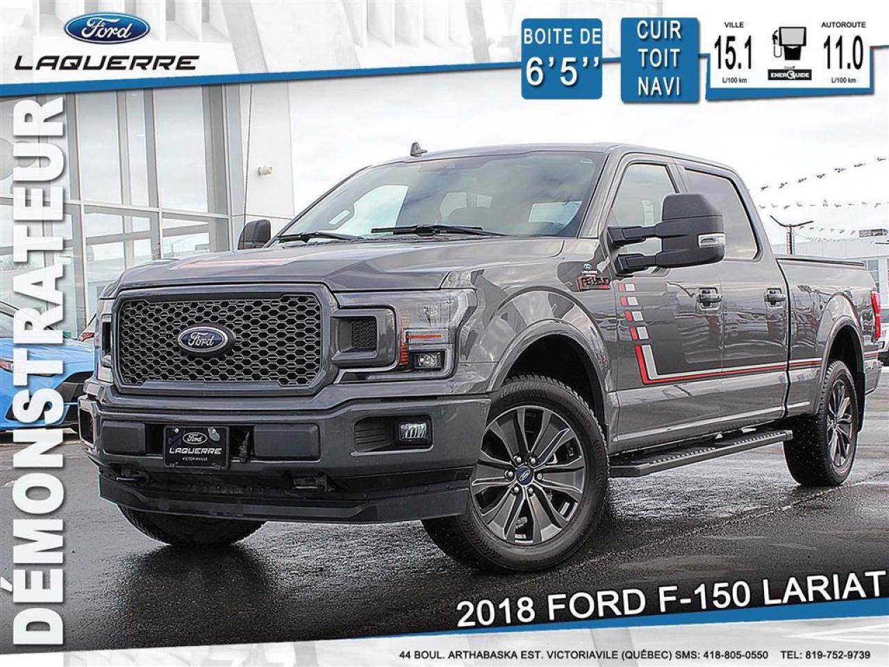 Used 2018 Ford F-150 Lariat Cuir Toit Lf for sale in Victoriaville, QC