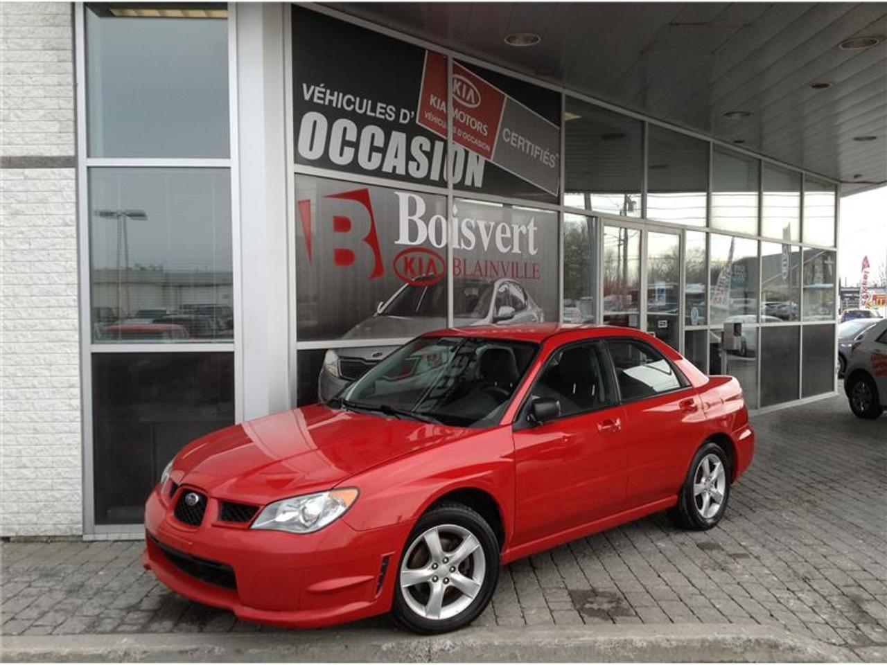 <a href=https://www.autoaubaine.com/Subaru-Impreza-c7026179.html>https://www.autoaubaine.com/Subaru-Impreza-c7026179.html</a>

SUBARU IMPREZA 2006    GROUPE ÉLECTRIQUE COMPLET     ROUE MAG     FAITE VITE     Boisvert Kia Blainville situé au 416 boul Curé Labelle, Blainville. Bien implanté dans la communauté, facile daxes par les 2 grande autoroute, soie la 640 ou lautoroute 15. Que vous soyer de Montréal ou bien de Laval, un trajet de 10 a 15 minutes vous sufira pour vivre une expérience dachat unique.  Boisvert Kia a reçu la prestigieuse distinction « Concessionnaire Platine « ce qui vous donne plusieurs avantage, comme la possibilité de vous procurer la voiture Soul EV complètement électrique.  Sur place, tout vous semblera très facile et rapide. Une possibilité de financement à partir de 0.9% ainsi que du financement facile de 2e et 3e chance au crédit. Avec son département de voiture doccasion et son programme Certifié Kia Canada, tout est mis à votre disposition.  Un rapport dinspection en 135 points, un rapport Carproof, liste des réparations de reconditionnement complète, ainsi quune remise en état : Lavage, esthétique complet. Sur place votre voiture déchange seras évaluée au meilleur prix du marché !!!  Venez vivre une expérience dachat 5 Etoiles chez Boisvert Kia à Blainville.    Boisvert Kia Blainville is located at 416 Curé Labelle Blvd, Blainville. Well implanted in the community, with an easy driving access directly from the 2 major highways 15 (exit no. 25) and the 640. If, you are located either from Montreal or Laval, a short trip of 10 or 15 minutes is being just a-way for living a unique buying experience. Boisvert Kia, winning award of the prestigious distinction of ``platinum dealership`` is offering many advantages as the possibility of getting the unique Soul EV electric car. In house, everything will seem very fast and easy for you. One possibility of financing from 0.9 % as well as the easy financing of 2nd and 3rd chance on the credit. With his department of second-hand car and its Certified Kia program, everything is provided to your disposal. A 135-point inspection report, a Carproof report including a complete list of repairs, as well as a restoration: Complete esthetic wash. On the spot, your car exchange will be evaluated at the best prices of the market!  Come and live a 5 stars buying experience!