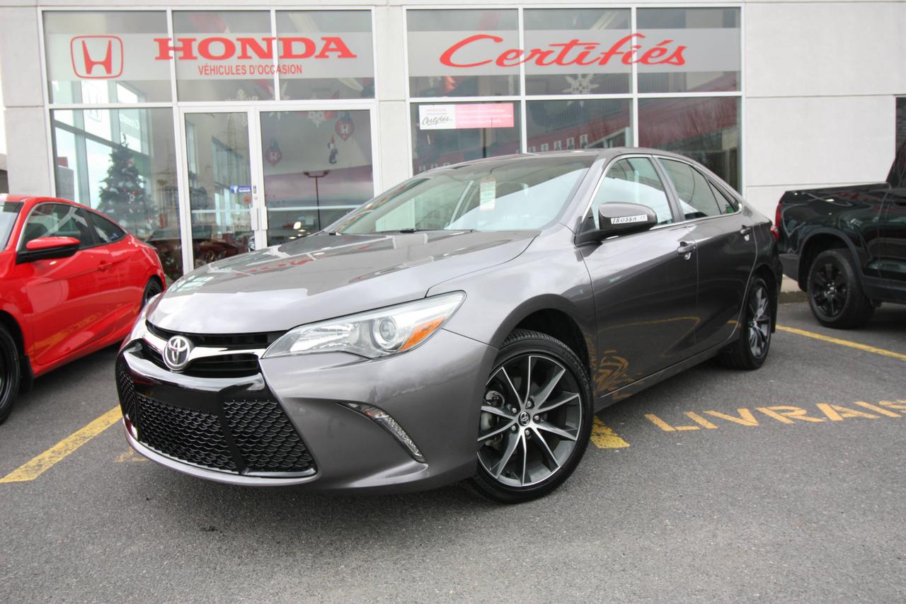 <a href=https://www.hondasoreltracy.com/occasion/Toyota-Camry-2015.html>https://www.hondasoreltracy.com/occasion/Toyota-Camry-2015.html</a>

EN ACHAT POUR SEULEMENT 82.87$ PAR SEMAINE. 0$ COMPTANT, TAXES ET INTÉRÊTS INCLUS !! 

TOYOTA CAMRY XSE TRÈS LUXUEUSE, AVEC ÉCRAN TACTILE, CAMÉRA DE RECUL, SIÈGES CHAUFFANTS, SIÈGES ET FINITION CUIR ET SUÈDE, MAGS SPÉCIAL XSE, DÉMARREUR À DISTANCE, SMART KEY, DÉMARAGE À BOUTON ET BIEN PLUS !! 

NOS VOITURES NONT JAMAIS ÉTÉ ACCIDENTÉES ET SONT TOUTES REMISES À NEUF AVEC DES PIÈCES DORIGINE HONDA. NOUS ACHETONS TOUS VOS ÉCHANGES AU MEILLEUR PRIX. 1ERE, 2E ET 3E CHANCE AU CRÉDIT. AUCUN CAS REFUSÉ !! VENEZ VOIR NOS OFFRES COMPÉTITIVES ET COMPARER NOTRE VASTE CHOIX DINVENTAIRE AVANT DE FAIRE lACQUISITION DE VOTRE PROCHAIN VÉHICULE. LE MEILLEUR SERVICE AU MEILLEUR PRIX !!

POUR PRENDRE RENDEZ-VOUS OU FAIRE UN ESSAI ROUTIER, CONTACTEZ DIRECTEMENT LE DIRECTEUR DES VÉHICULES DOCCASION EN TOUT TEMPS AU 1-844-297-4478. LIVRAISON PARTOUT AU CANADA, NOUS REPRENONS VOTRE BAIL DE LOCATION, NOUS REMBOURSONS VOTRE PRÊT AUTO. VENEZ NOUS METTRE AU DÉFI !!