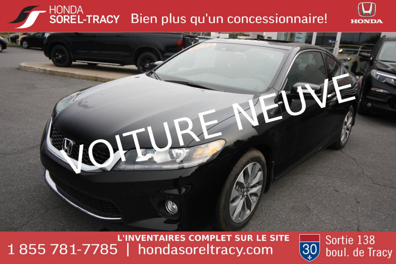 Used 2015 Honda Accord EX-L I4 2 portes avec Navi CVT for sale in Sorel-Tracy, QC