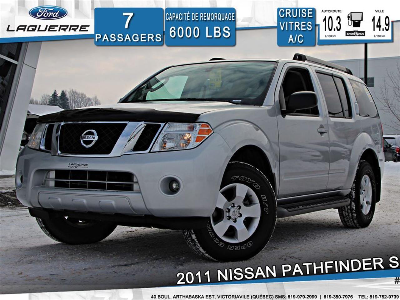 Used 2011 Nissan Pathfinder Sv 4x4 T.ouvrant 7 for sale in Victoriaville, QC