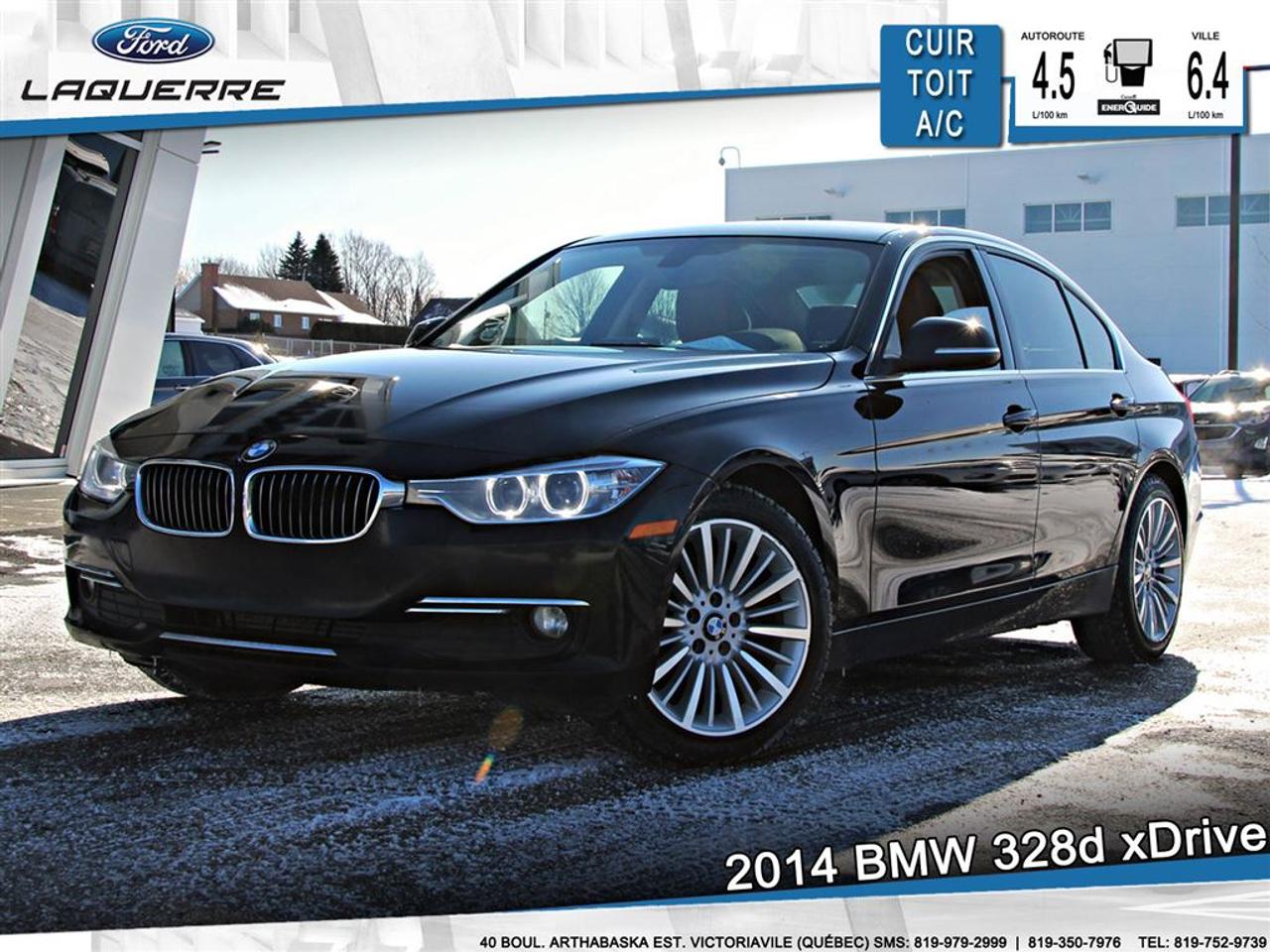 <a href=https://www.laquerreford.com/occasion/BMW-328-2014.html>https://www.laquerreford.com/occasion/BMW-328-2014.html</a>

VÉHICULE JAMAIS ACCIDENTÉ !!  - BIEN ÉQUIPÉ !!  - PNBV : 2085  - TAILLE DORIGINE DES PNEUS : 225/45 R18  - MOTEUR DE 2.0L    *** GARANTIE DE 3 ANS / 180 000 KM SUPPLÉMENTAIRE INCLUSE ***  ***LA GARANTIE CE TERMINE LE 4 SEPTEMBRE 2020 *** WOW  *** TRANSFÉRABLE DE LANCIEN PROPRIÉTAIRE ***    - VITRES ÉLECTRIQUES  - MIROIRS ÉLECTRIQUES  - PHARES AUTOMATIQUES  - COMMANDES AU VOLANT  - COMMANDES VOCALES  - CONNECTIVITÉ BLUETOOTH  - RÉGULATEUR DE VITESSE  - SYSTÈME ANTIPATINAGE  - CLIMATISATION 2 ZONES  - SIÈGES ÉLECTRIQUES / CHAUFFANTS / MÉMOIRE  - TOIT OUVRANT  - RADIO CD / SATELLITE  - RÉGULATEUR DE TEMPÉRATURE AUTOMATIQUE  - PUSH START BUTTON  - PRISE USB / AUXILIAIRE / 12 VOLTS    **** LAQUERRE AUTO, LE PLUS GROS INVENTAIRE DE VÉHICULES DOCCASION DES BOIS-FRANCS *** 1ÈRE, 2IÈME ET 3IÈME CHANCE AU CRÉDIT **** TAUX DINTÉRÊT À PARTIR DE 3.99% **** LIVRAISON LE JOUR MÊME **** NOUS LIVRONS PARTOUT AU QUEBEC **** CONTACTEZ NOUS PAR TÉLÉPHONE : 1-866-928-7165 OU PAR TEXTO : 1-819-979-2999 / 1-819-350-7976****