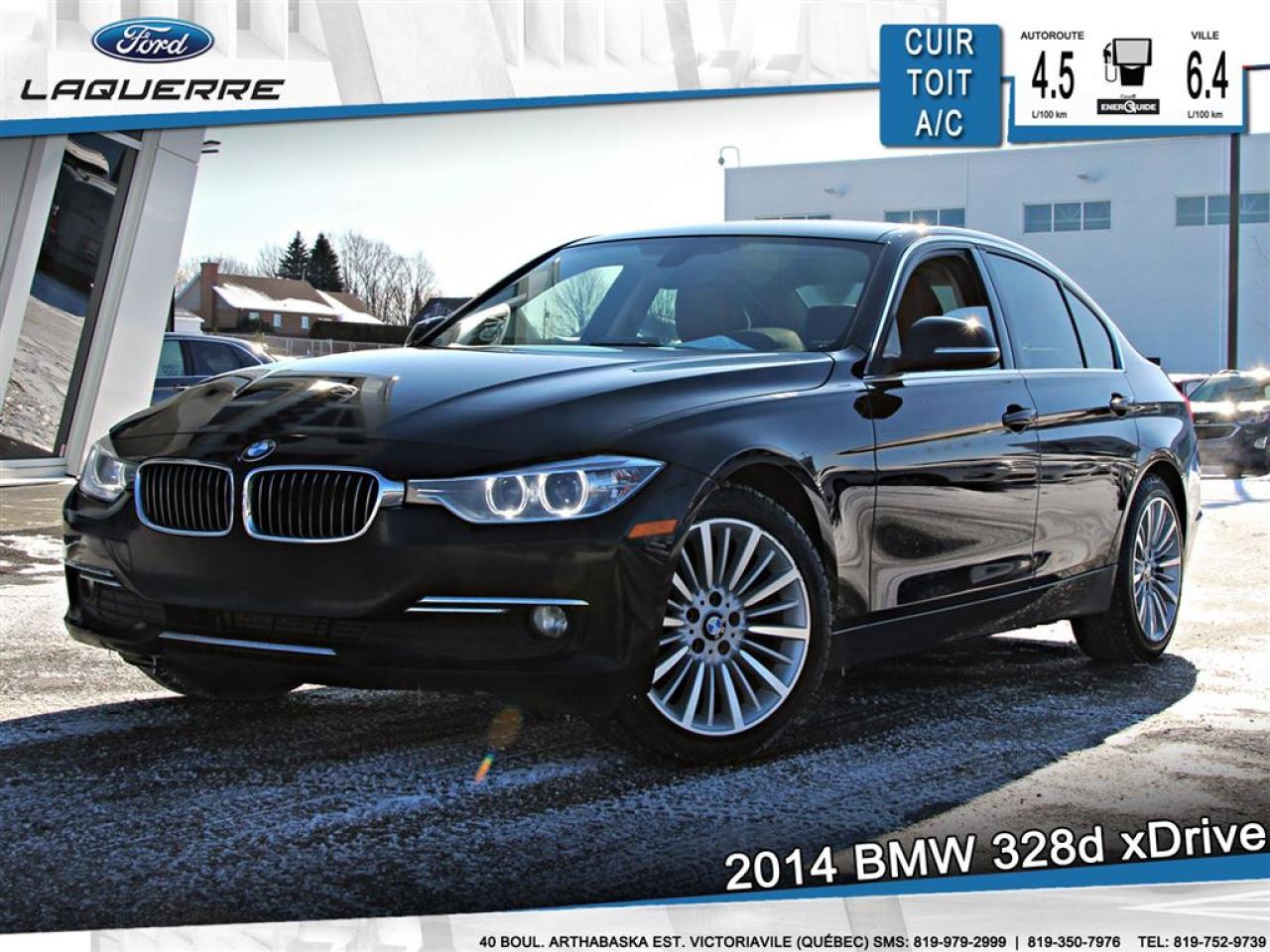 Used 2014 BMW 328 Xdrive Cuir Toit for sale in Victoriaville, QC