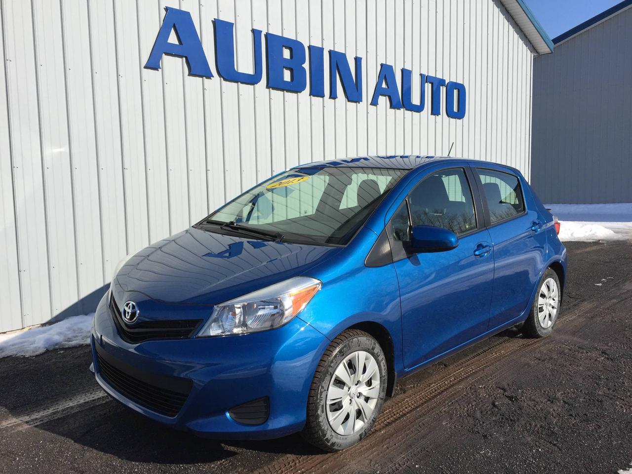 <a href=https://www.aubinauto.com/occasion/Toyota-Yaris-2013.html>https://www.aubinauto.com/occasion/Toyota-Yaris-2013.html</a>

TOYOTA YARIS LE  2013 , MANUELLE, BLEU INTÉRIEUR EN TISSU DEUX TONS NOIR ET GRIS , VITRES  ET MIROIRS  ÉLECTRIQUES,  4 PORTES, A/C, CRUISE, 82 233  KM AU PRIX DE 7 495.00 $....TOUT NOS VEHICULES SONT INSPECTES AVANT LIVRAISON. FINANCEMENT DISPONIBLE SUR PLACE 1er 2e 3e CHANCE AU CREDIT, RAPPORT CARPROOF DISPONIBLE, ECHANGE ACCEPTE. VEUILLEZ NOUS TELEPHONER POUR PLUS DINFORMATIONS ET POUR VOUS ASSURER QUE LE VEHICULE EST TOUJOURS DISPONIBLE. VENEZ FAIRE UN ESSAI ROUTIER CHEZ AUBIN AUTO MAINTENANT AU 1014 BERGERON, SAINT-AGAPIT, G0S1ZO
, TELEPHONE : 1-866-737-5576 , OU LE (418) 888-5141, A 20 MINUTES DES PONTS !