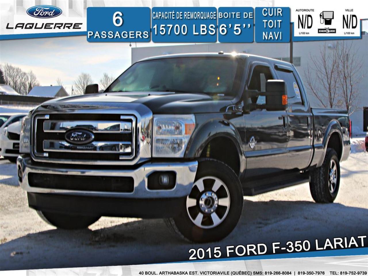 Used 2015 Ford F-350 Lariat Diesel 4x4 6 for sale in Victoriaville, QC