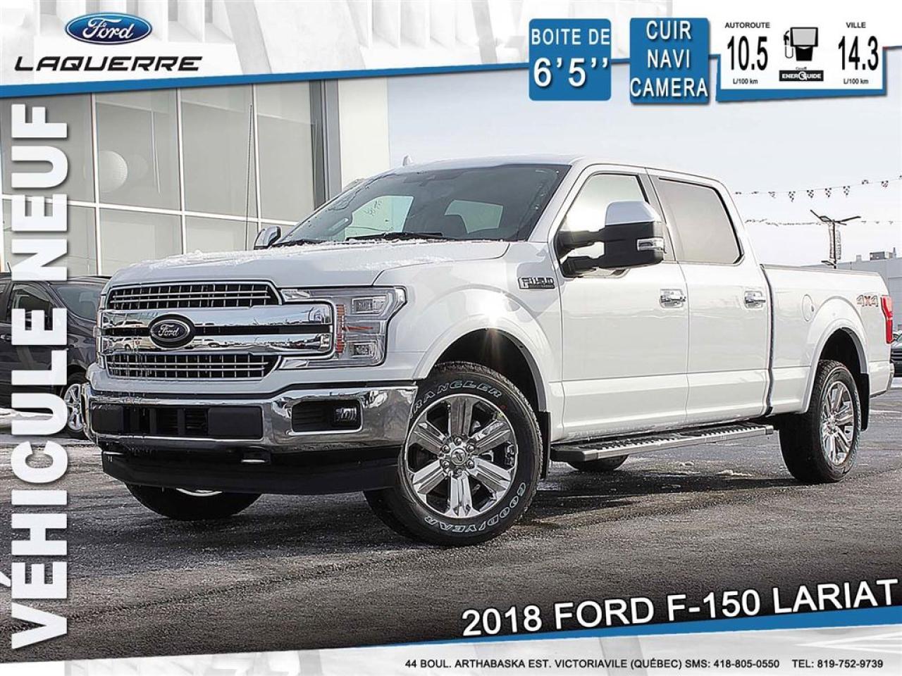 Used 2018 Ford F-150 Lariat Cuir Toit for sale in Victoriaville, QC