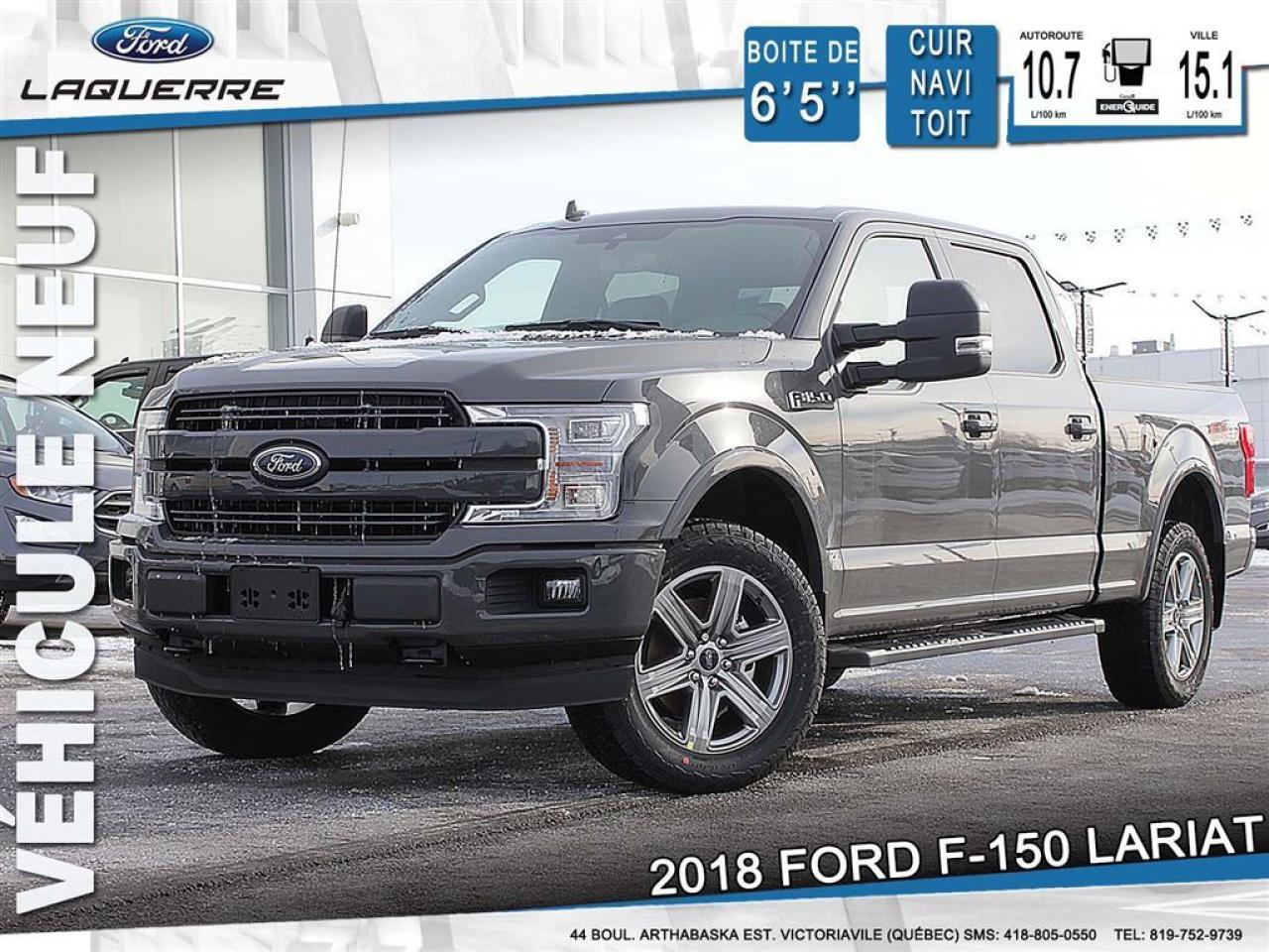 Used 2018 Ford F-150 Lariat Cuir Toit for sale in Victoriaville, QC