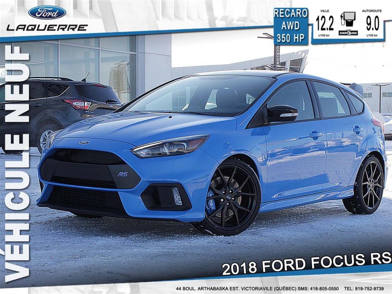 Used 2018 Ford Focus Rs Recaro, 350 Hp for sale in Victoriaville, QC